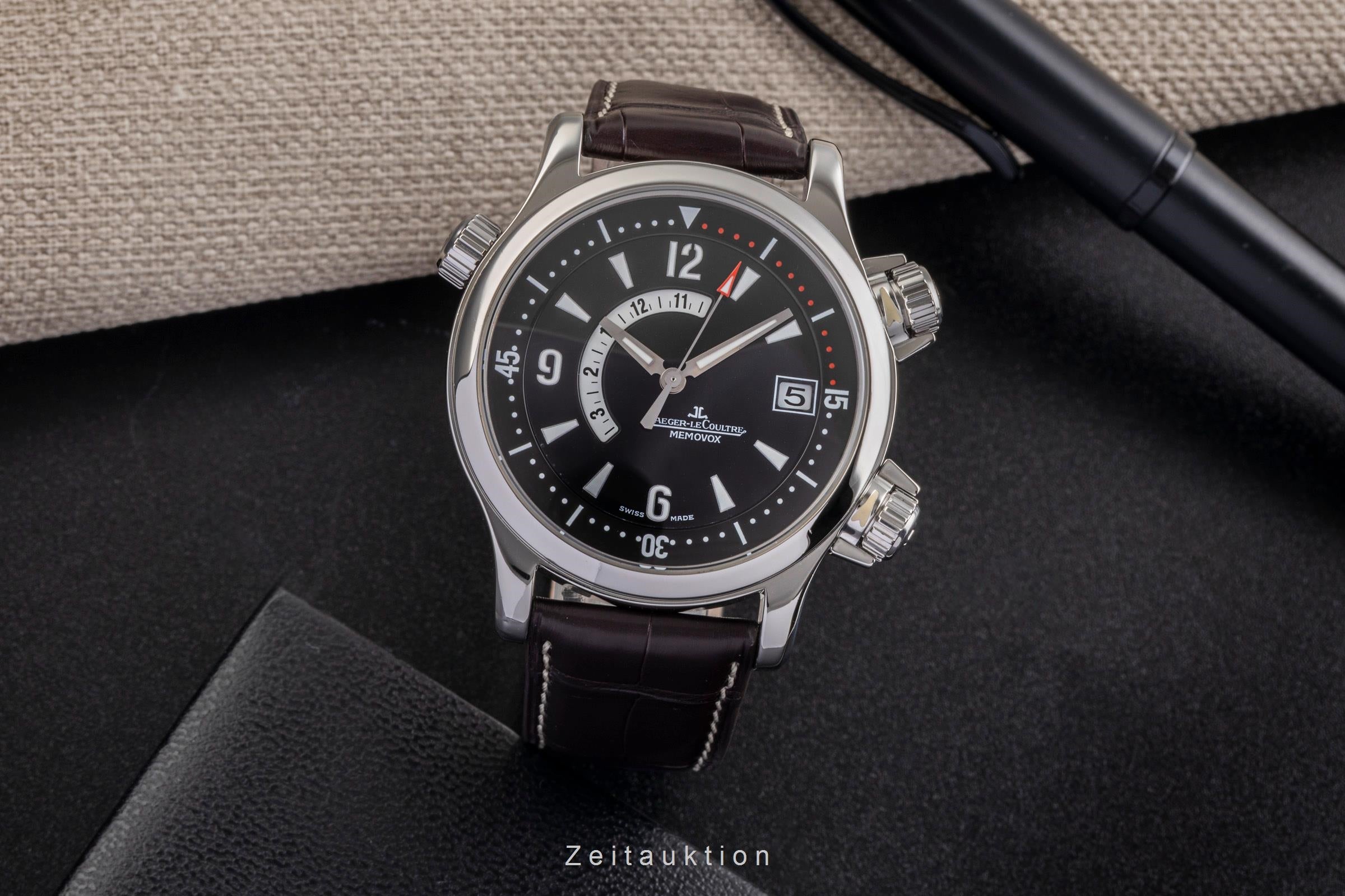 Jaeger LeCoultre Master Compressor acero automático reloj para caballeros Q1708470  , 146.8.97/1 LP: 15400EUR  [2503467]
