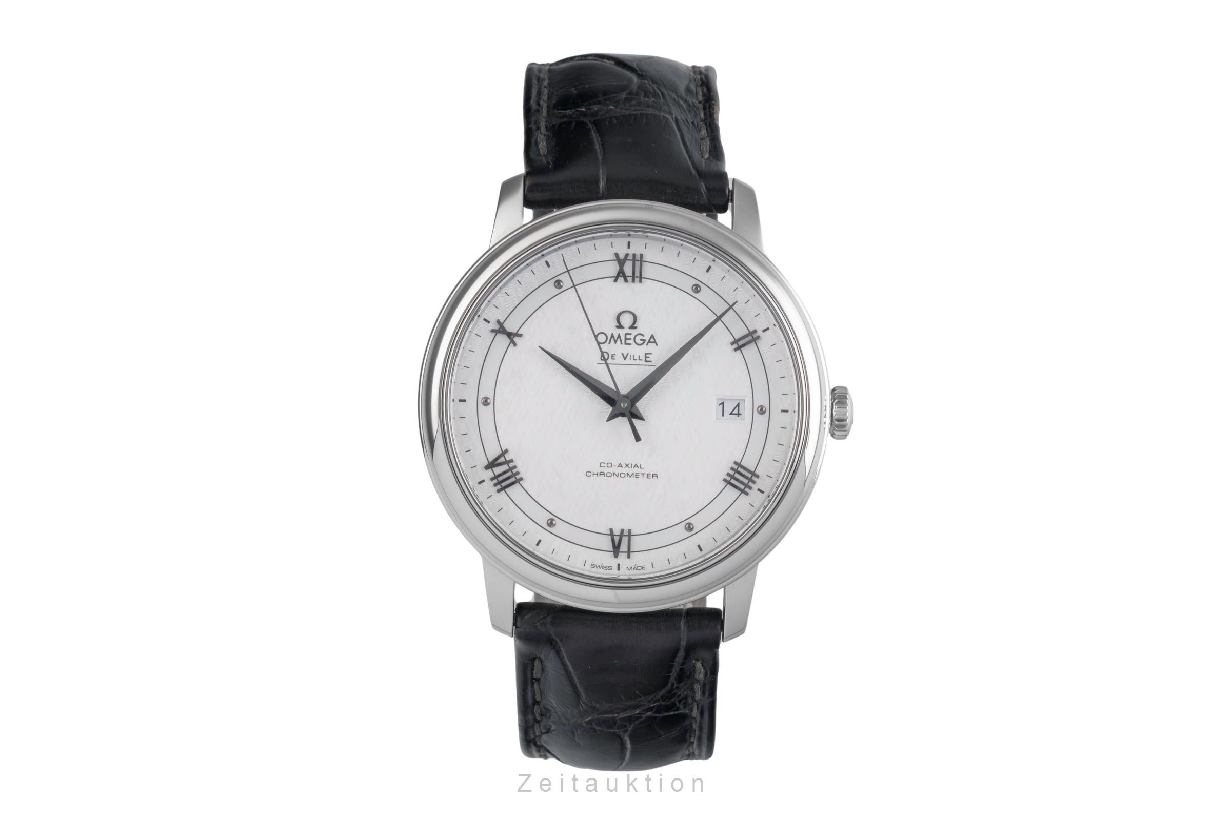 Omega De Ville acier automatique montre pour hommes 424.13.40.20.02.006  [2503468]