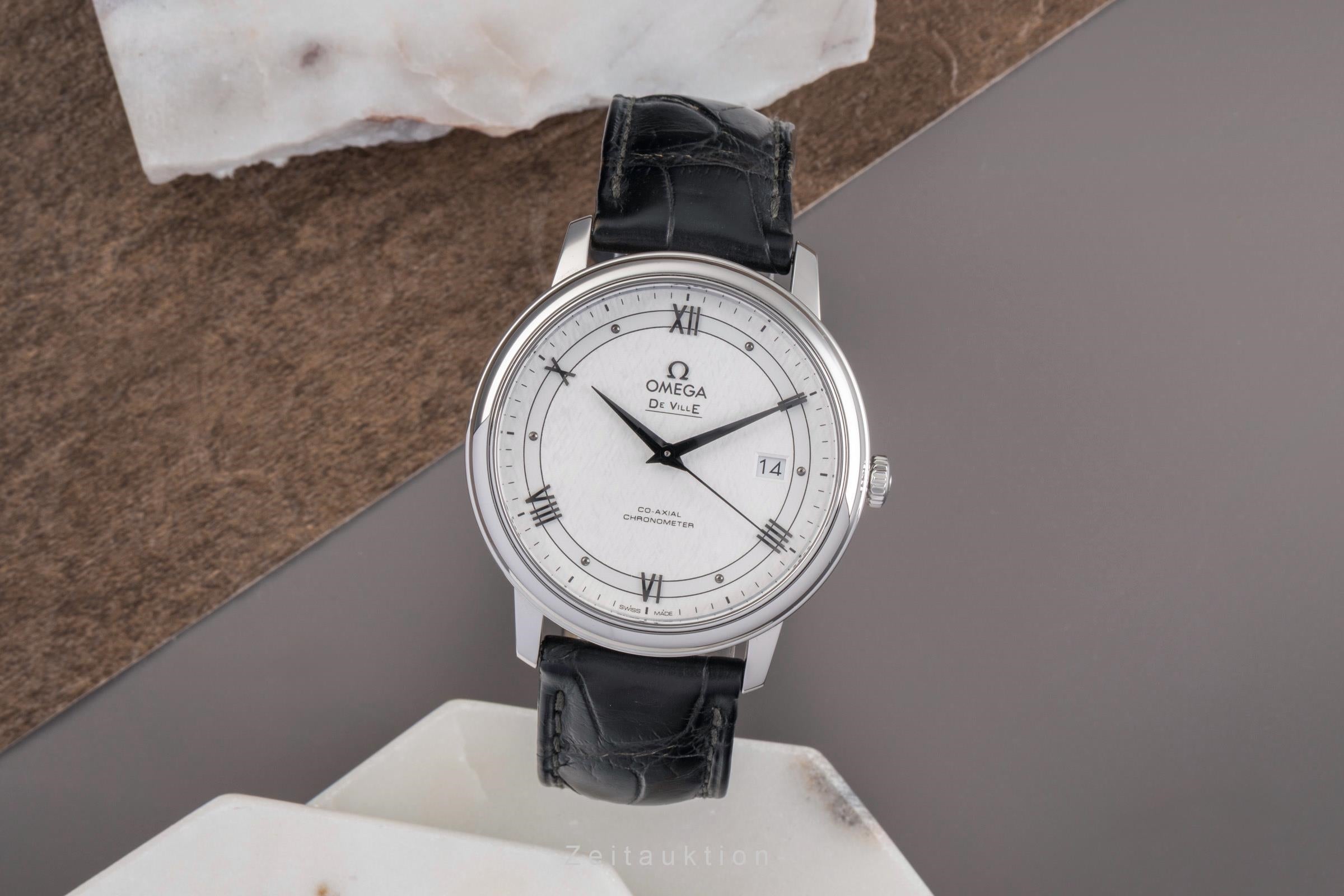 Omega De Ville acier automatique montre pour hommes 424.13.40.20.02.006  [2503468]