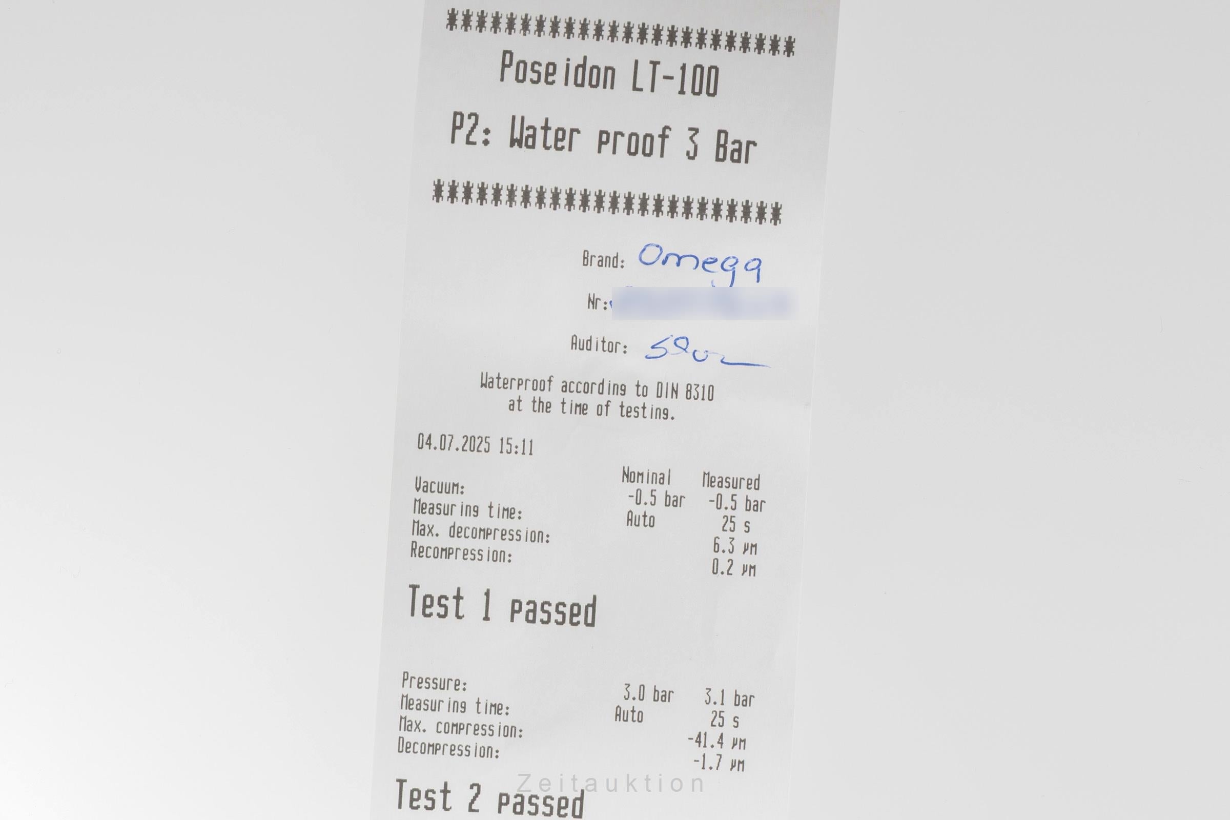 Omega De Ville acier automatique montre pour hommes 424.13.40.20.02.006  [2503468]