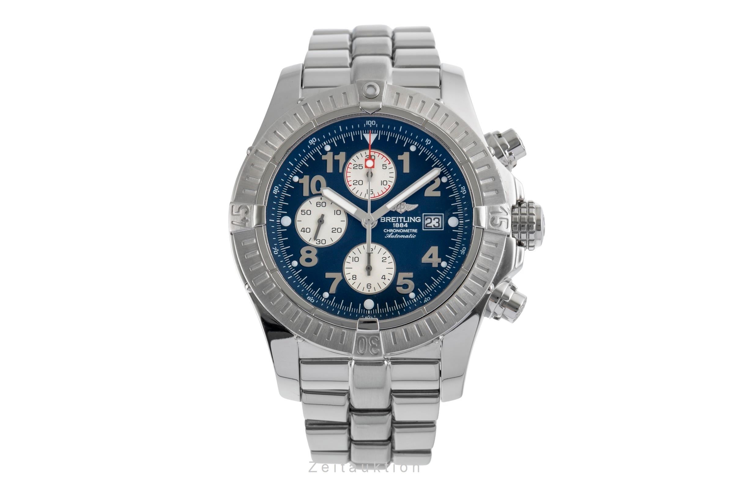 Breitling Super Avenger chronograph steel automatic men's watch A13370  [2503475]