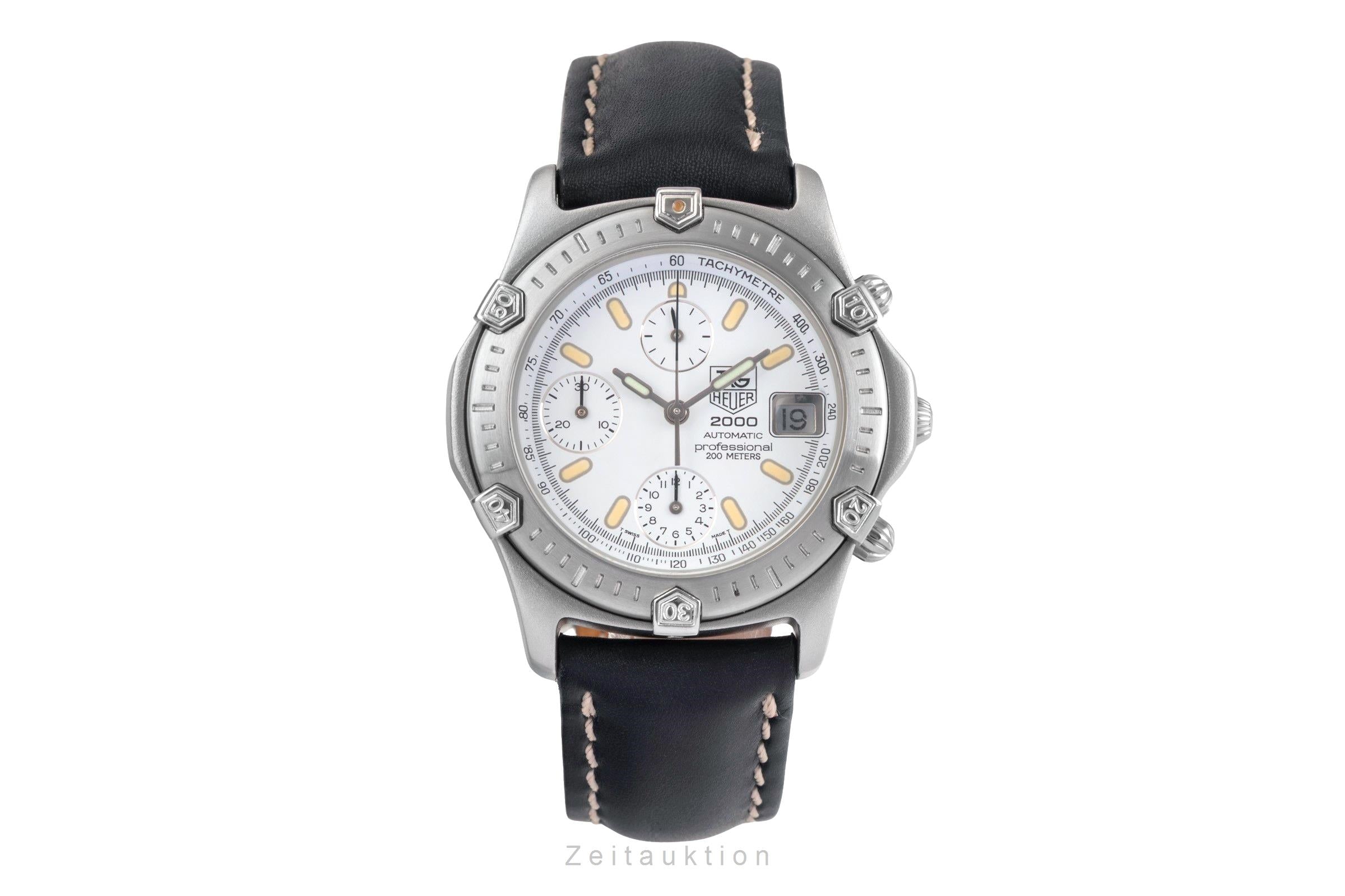 Tag Heuer Professional chronographe acier automatique montre pour hommes 169.806  [2503476]