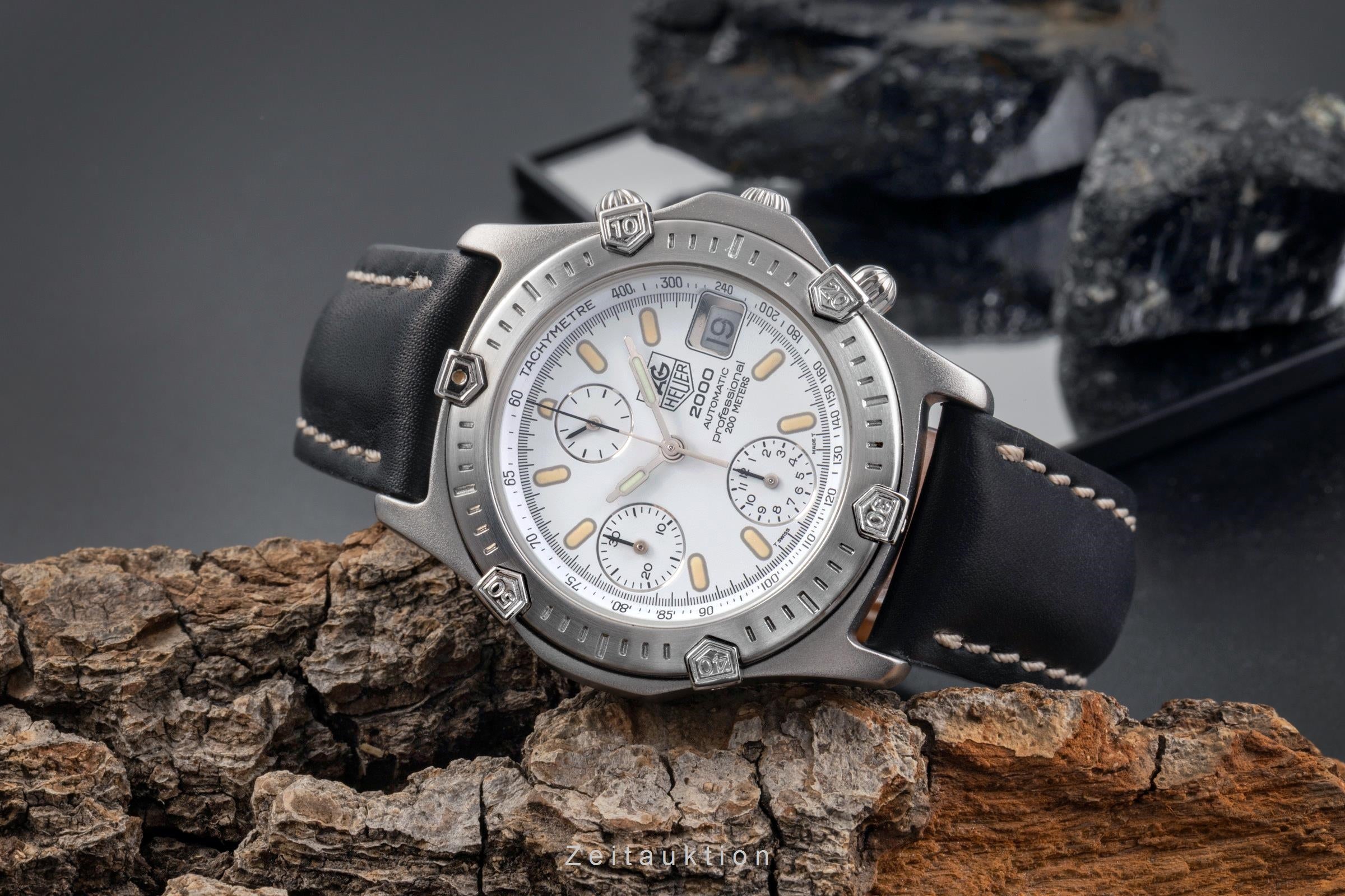 Tag Heuer Professional chronographe acier automatique montre pour hommes 169.806  [2503476]