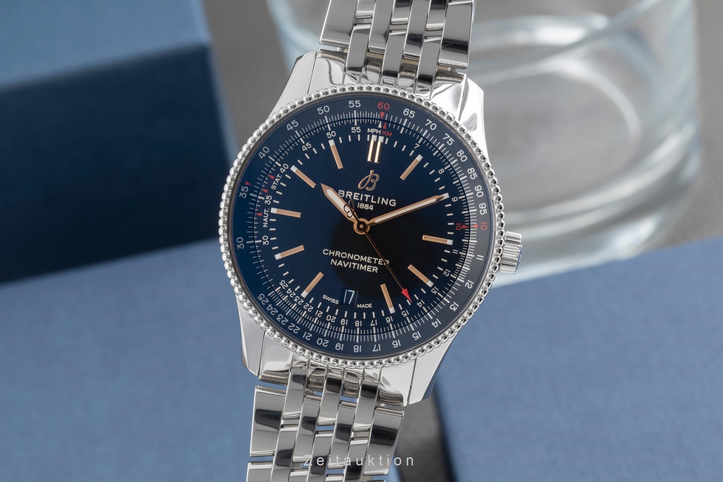 Breitling Navitimer Automatik Stahl Herrenuhr Ref. A17326161C1A1 B&P NP: 5400 € [2503477]