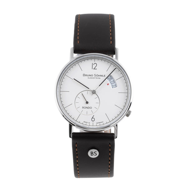 Bruno Söhnle Glashütte Rondo Big acero cuarzo reloj para caballeros 17-13053-261  [2503479]