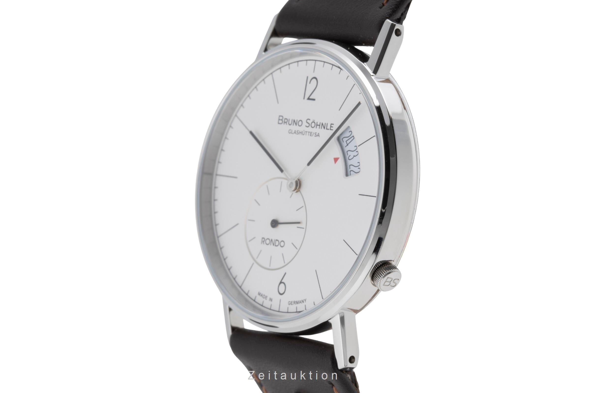 Bruno Söhnle Glashütte Rondo Big acero cuarzo reloj para caballeros 17-13053-261  [2503479]