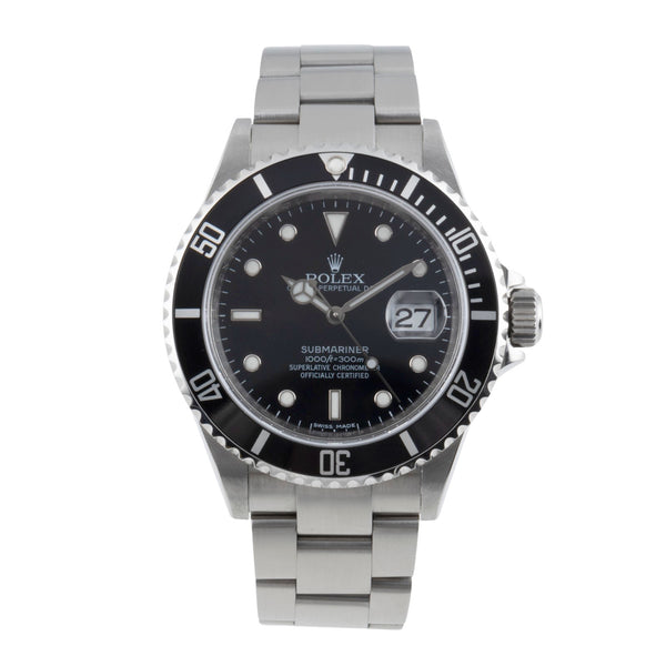Rolex Submariner Date 1000ft Oyster Edelstahl Automatik Ref. 16610T B&P 2007 [2503480]