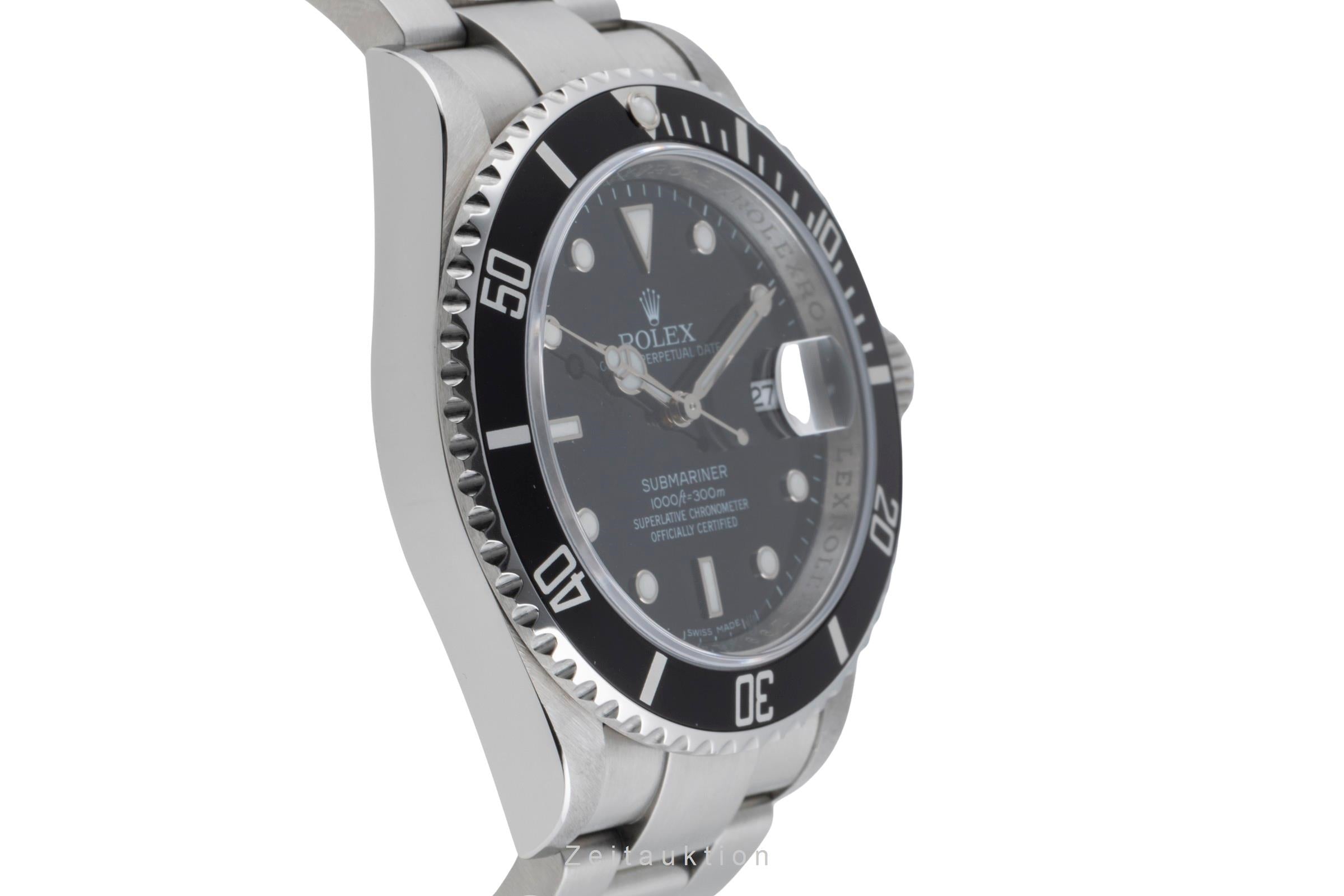Rolex Submariner Date 1000ft Oyster Edelstahl Automatik Ref. 16610T B&P 2007 [2503480]
