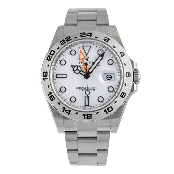 Rolex Explorer II Stahl Automatik Herrenuhr Ref. 216570 Box & Papiere 2021 [2503481]