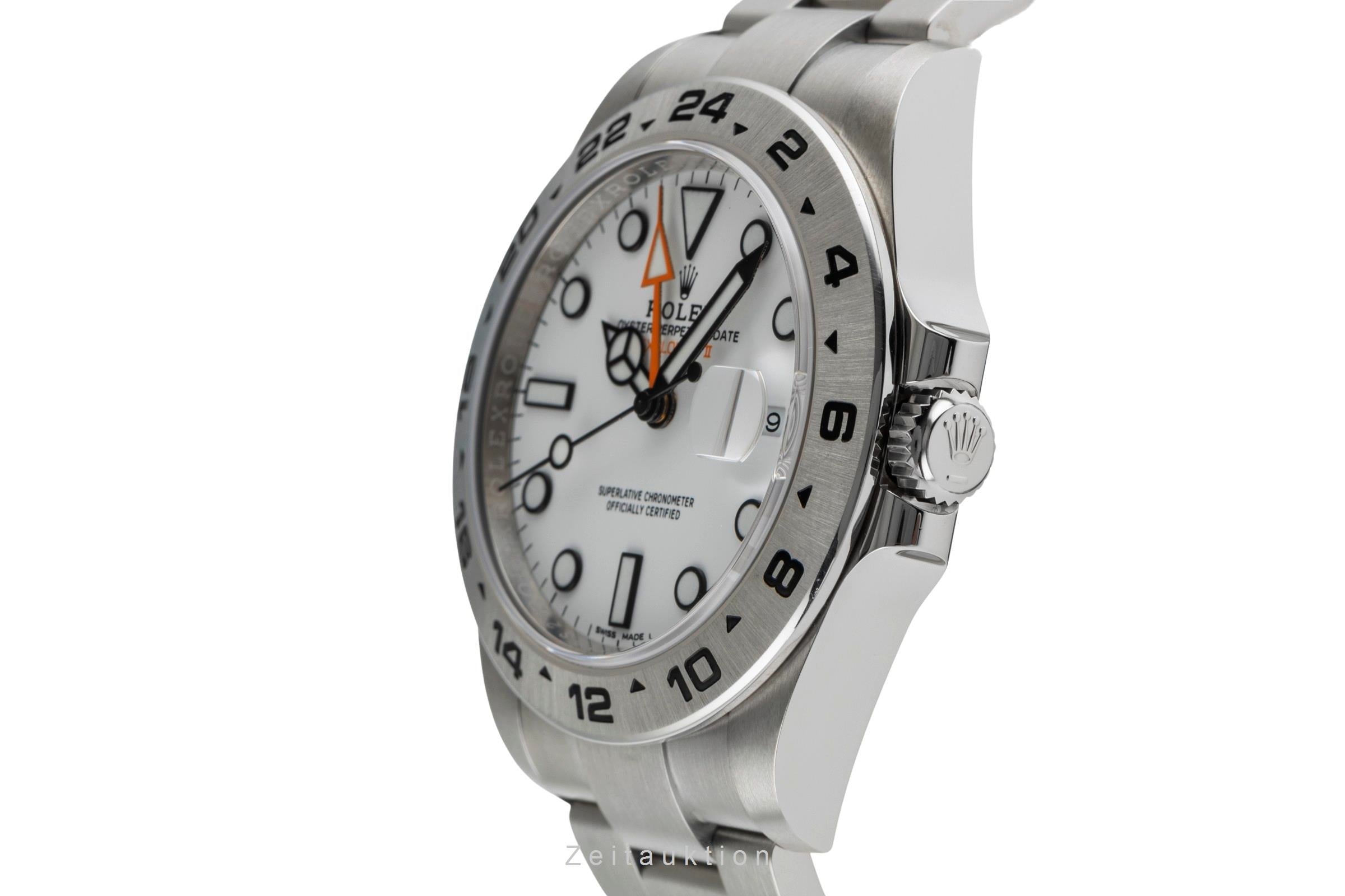 Rolex Explorer II Stahl Automatik Herrenuhr Ref. 216570 Box & Papiere 2021 [2503481]