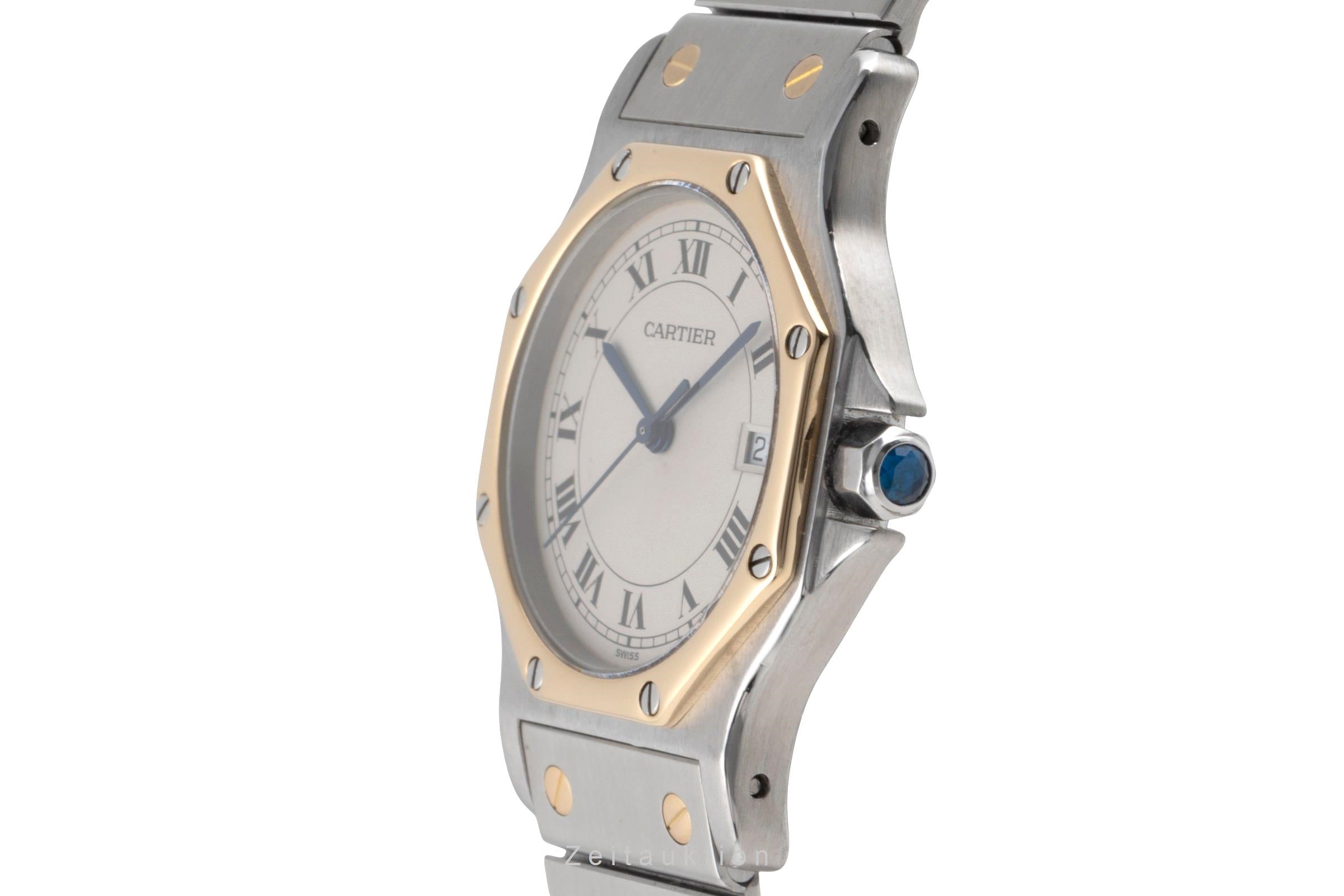 Cartier Santos acero / oro cuarzo unisex 187902  [2503486]