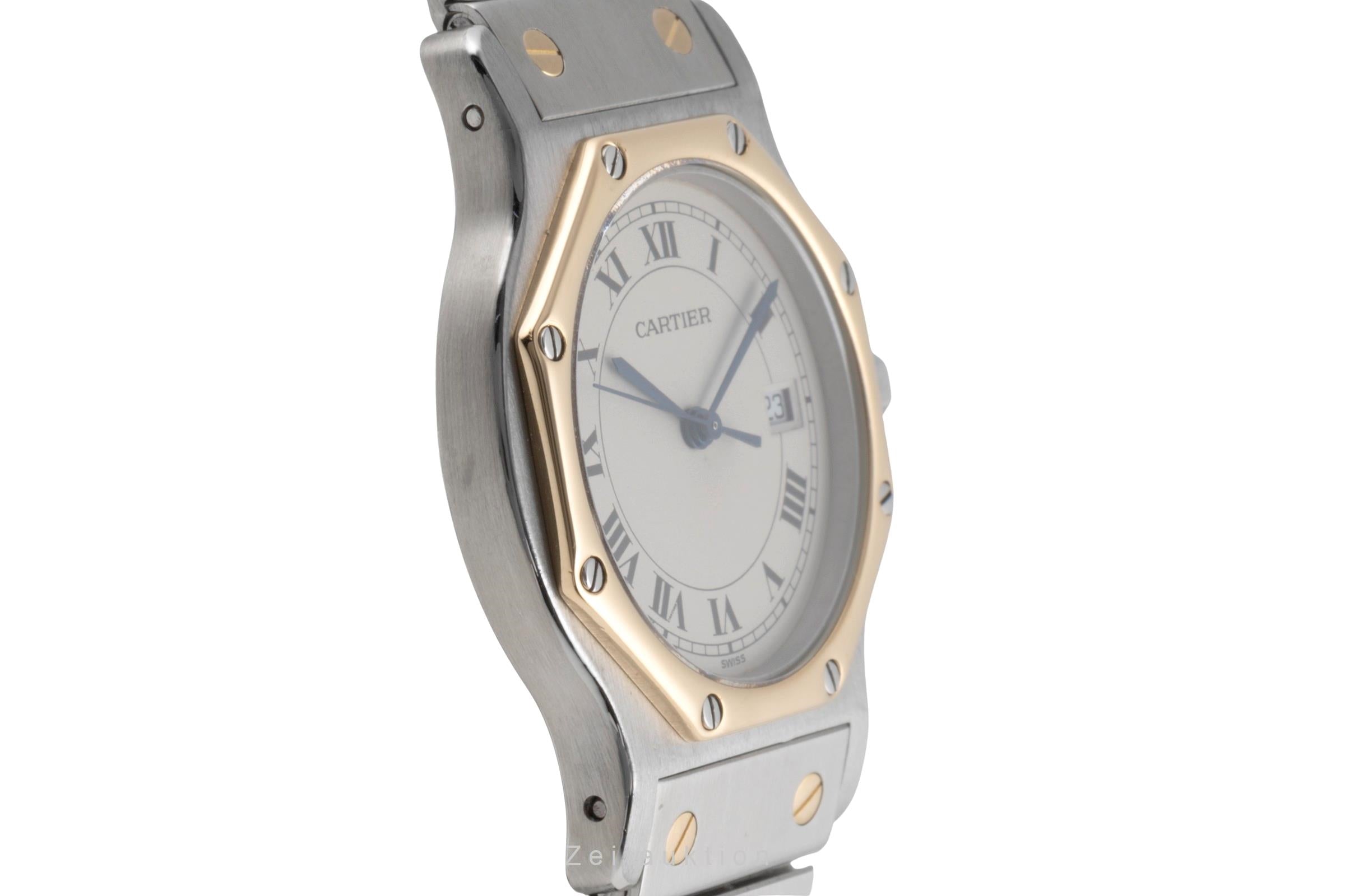 Cartier Santos acero / oro cuarzo unisex 187902  [2503486]