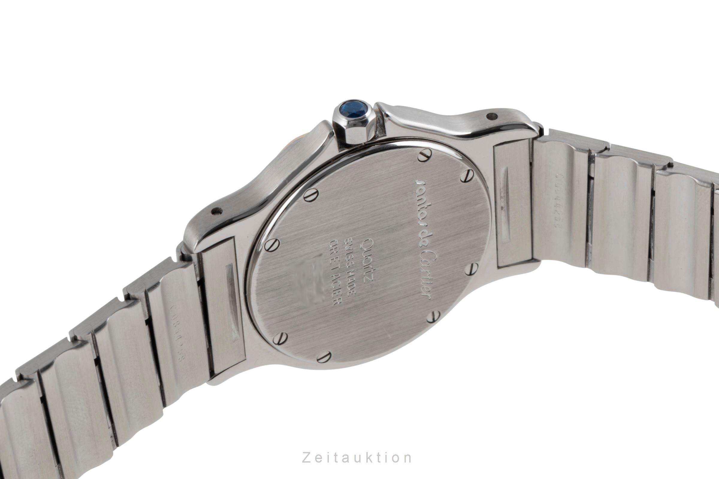 Cartier Santos acero / oro cuarzo unisex 187902  [2503486]