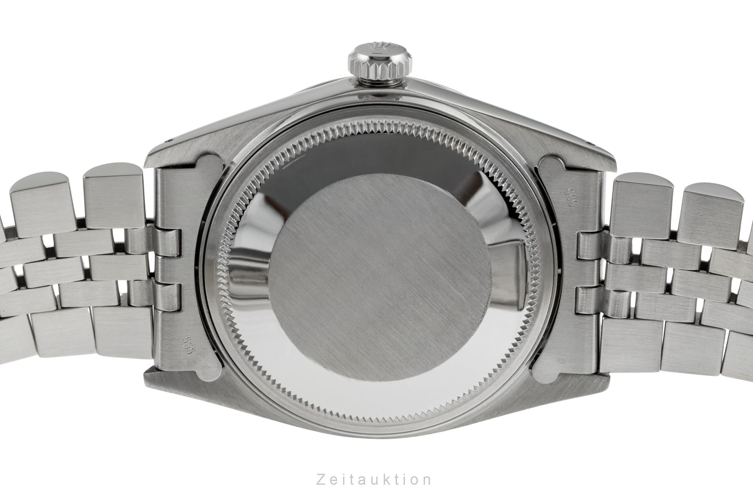 Rolex Datejust acier / or blanc automatique montre pour hommes 16014  [2503487]