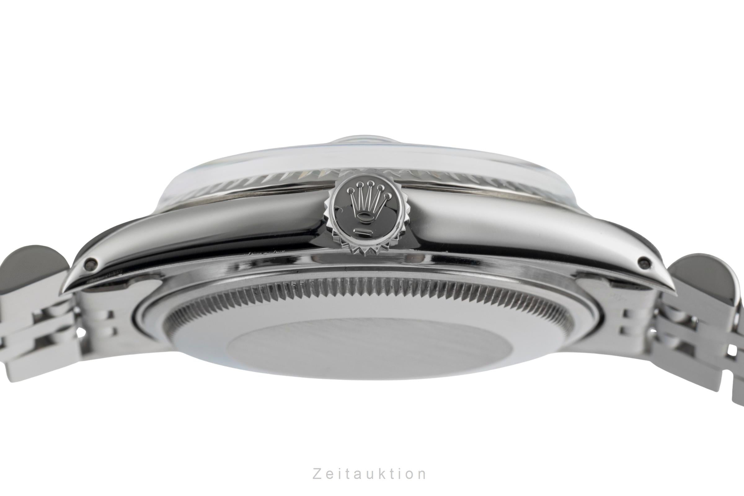 Rolex Datejust acier / or blanc automatique montre pour hommes 16014  [2503487]