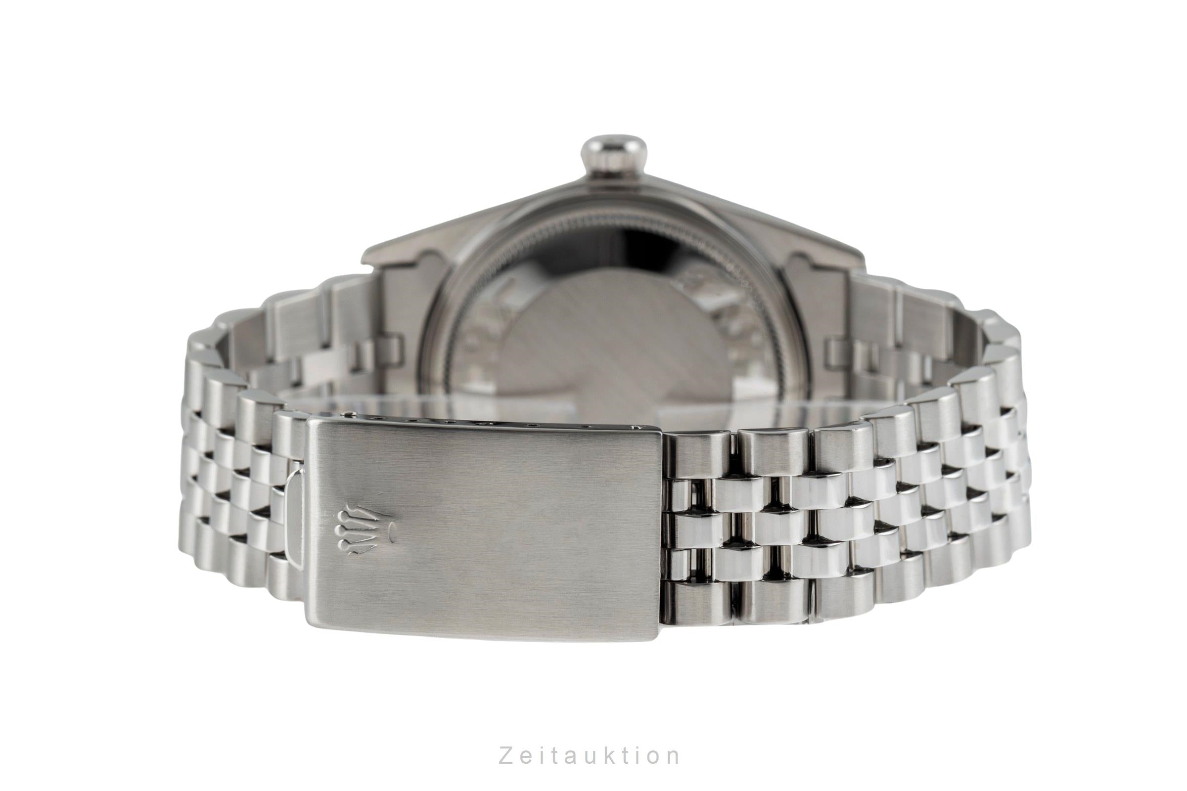 Rolex Datejust acier / or blanc automatique montre pour hommes 16014  [2503487]