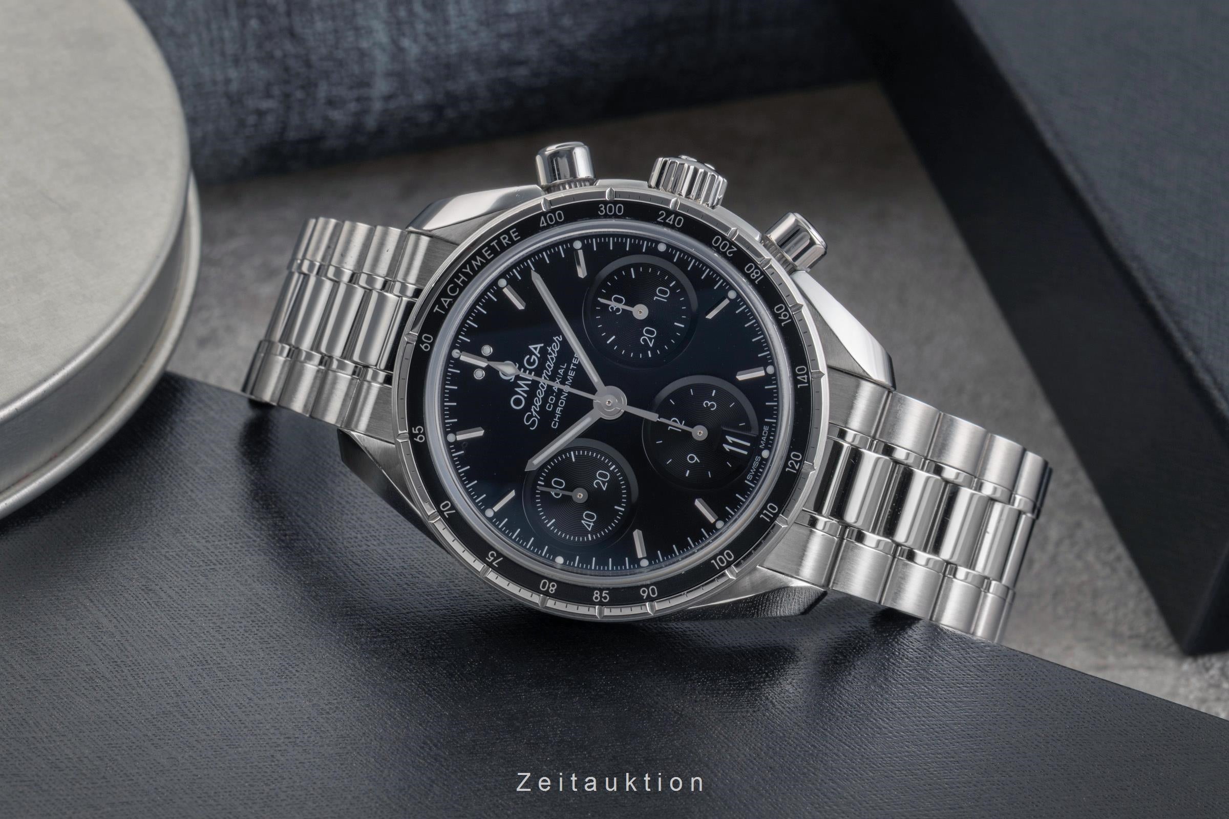 Omega Speedmaster 38 Chronograph Automatik Ref. 324.30.38.50.01.001 B&P 2021 [2503490]