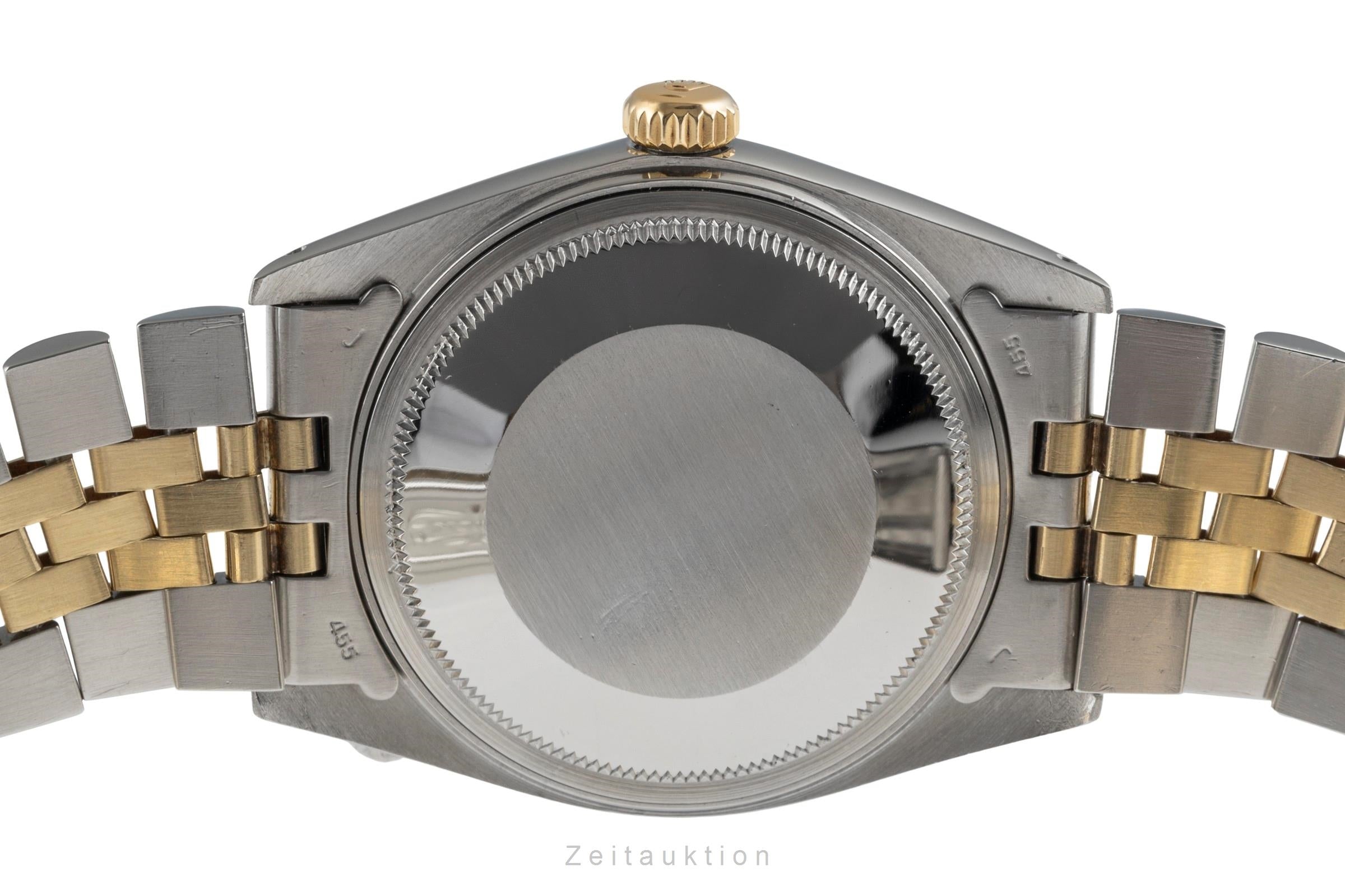 Rolex Datejust 36 Oyster Stahl Gold Blue Dial Automatik Ref. 16013 Klassiker [2503491]