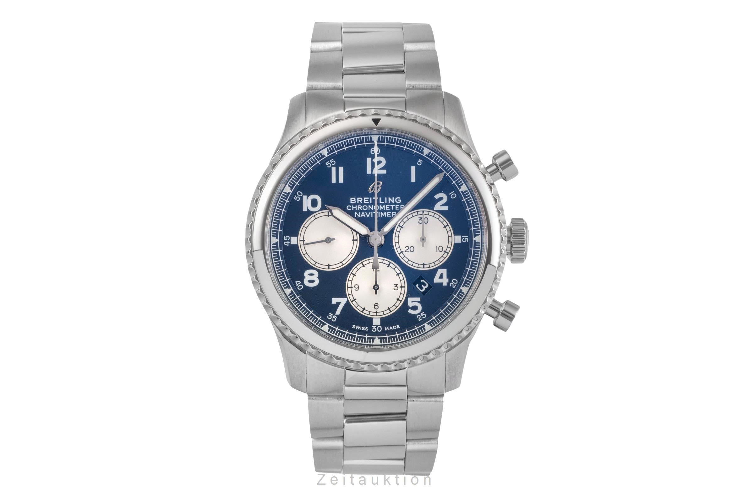 Breitling Navitimer chronographe acier automatique montre pour hommes AB0117131C1A1  [2503494]