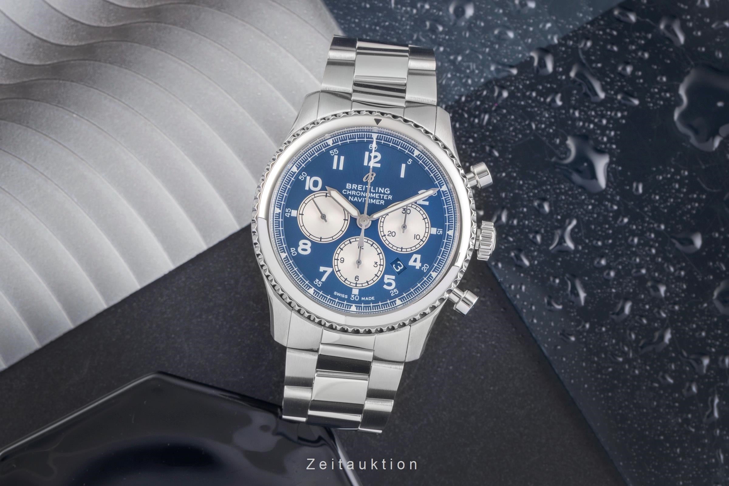 Breitling Navitimer chronographe acier automatique montre pour hommes AB0117131C1A1  [2503494]