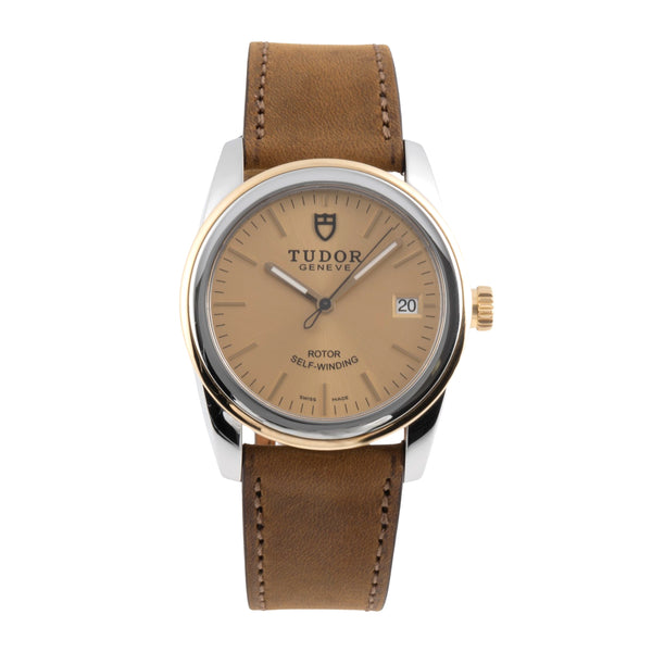 Tudor Glamour Date steel / gold automatic men's watch 55003  [2503495]