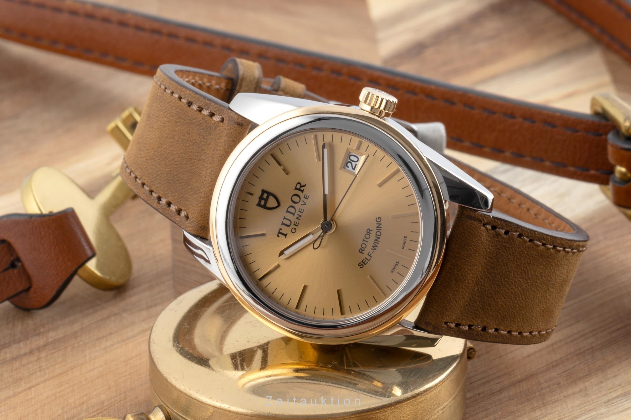 Tudor Glamour Date steel / gold automatic men's watch 55003  [2503495]