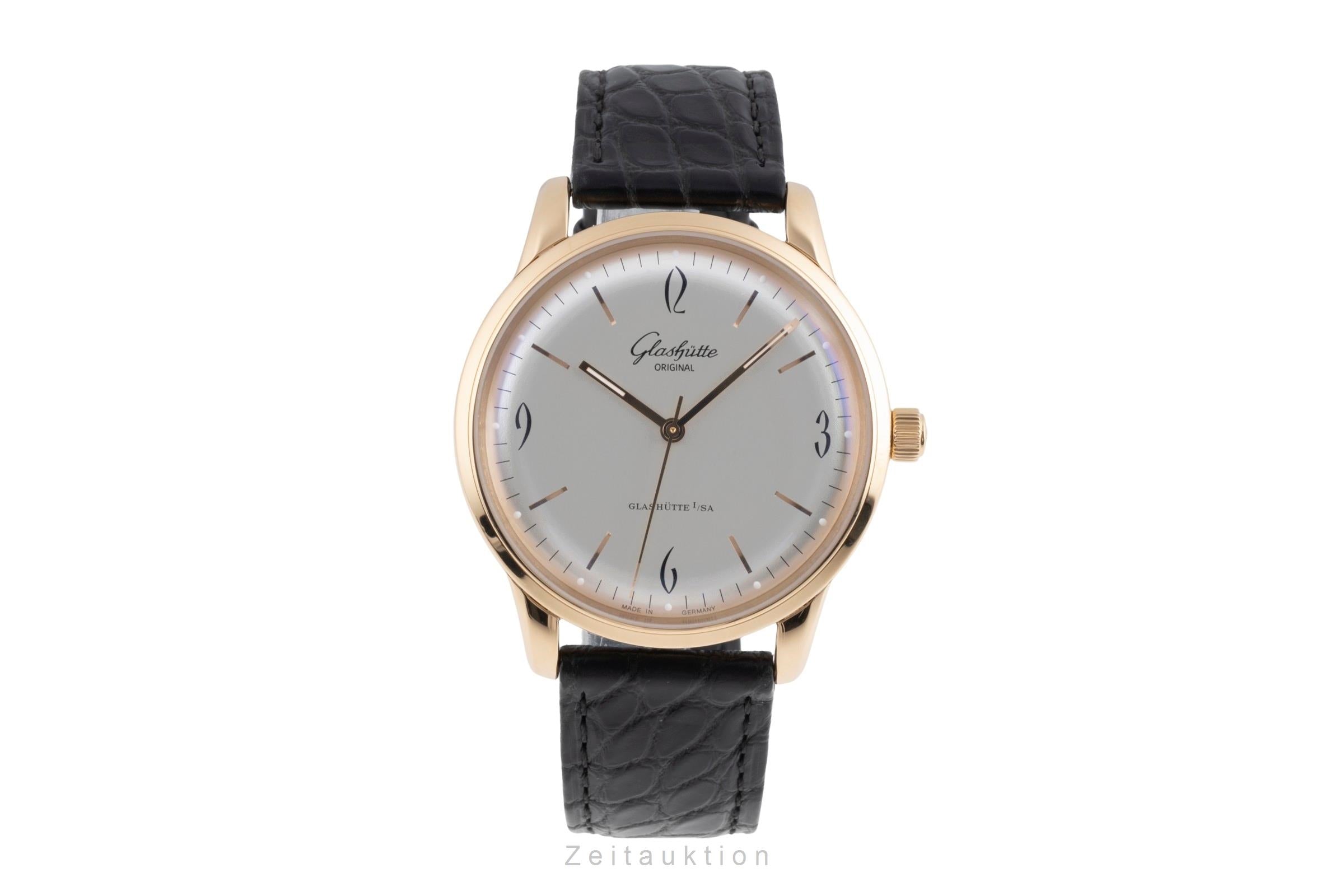 Glashütte Senator Sixties 18 ct red gold automatic men's watch 1-39-52-01-01-04 LP: 14100EUR  [2503497]