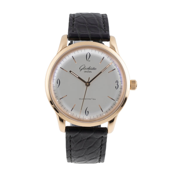 Glashütte Senator Sixties 18 ct red gold automatic men's watch 1-39-52-01-01-04 LP: 14100EUR  [2503497]