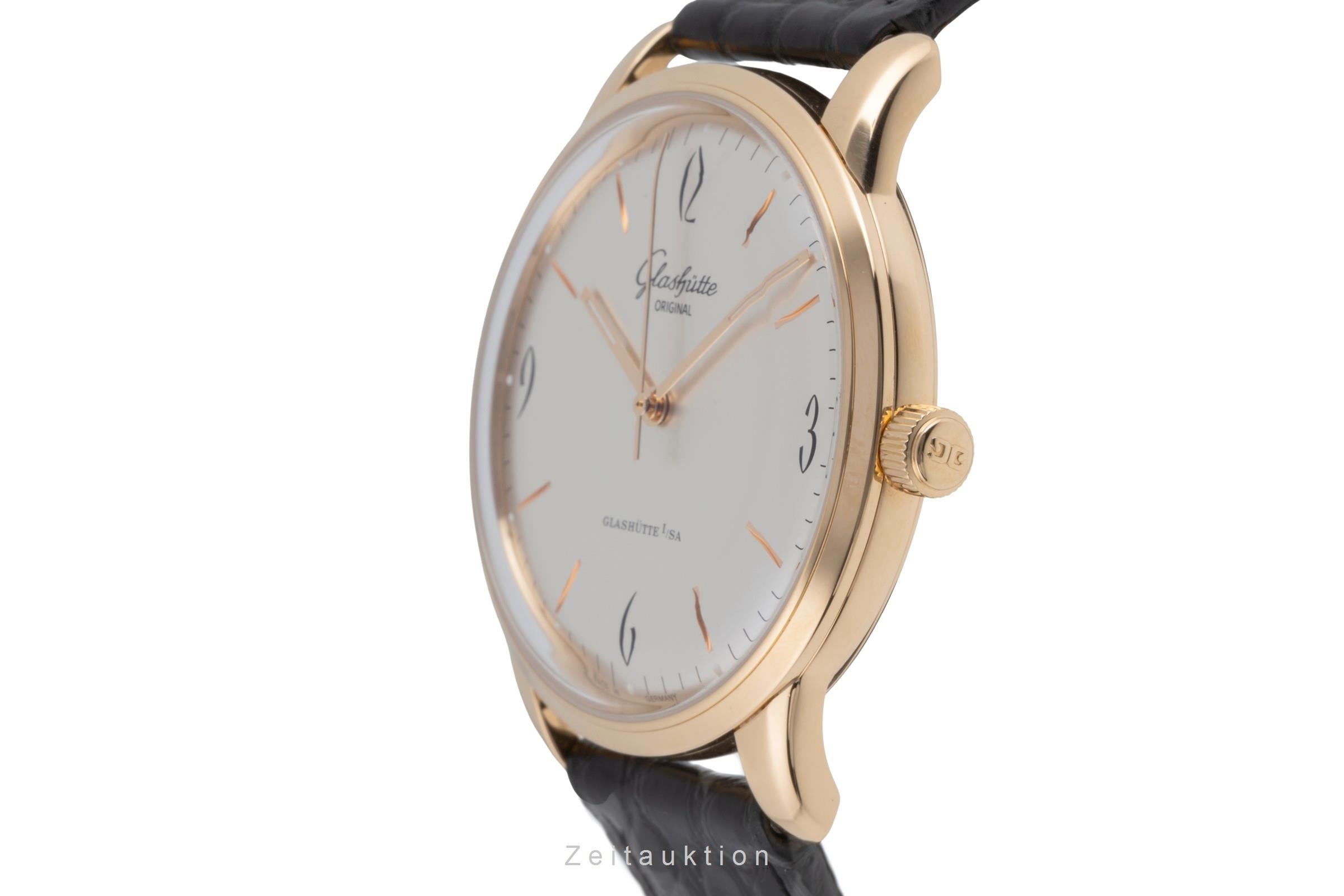 Glashütte Senator Sixties 18 ct red gold automatic men's watch 1-39-52-01-01-04 LP: 14100EUR  [2503497]