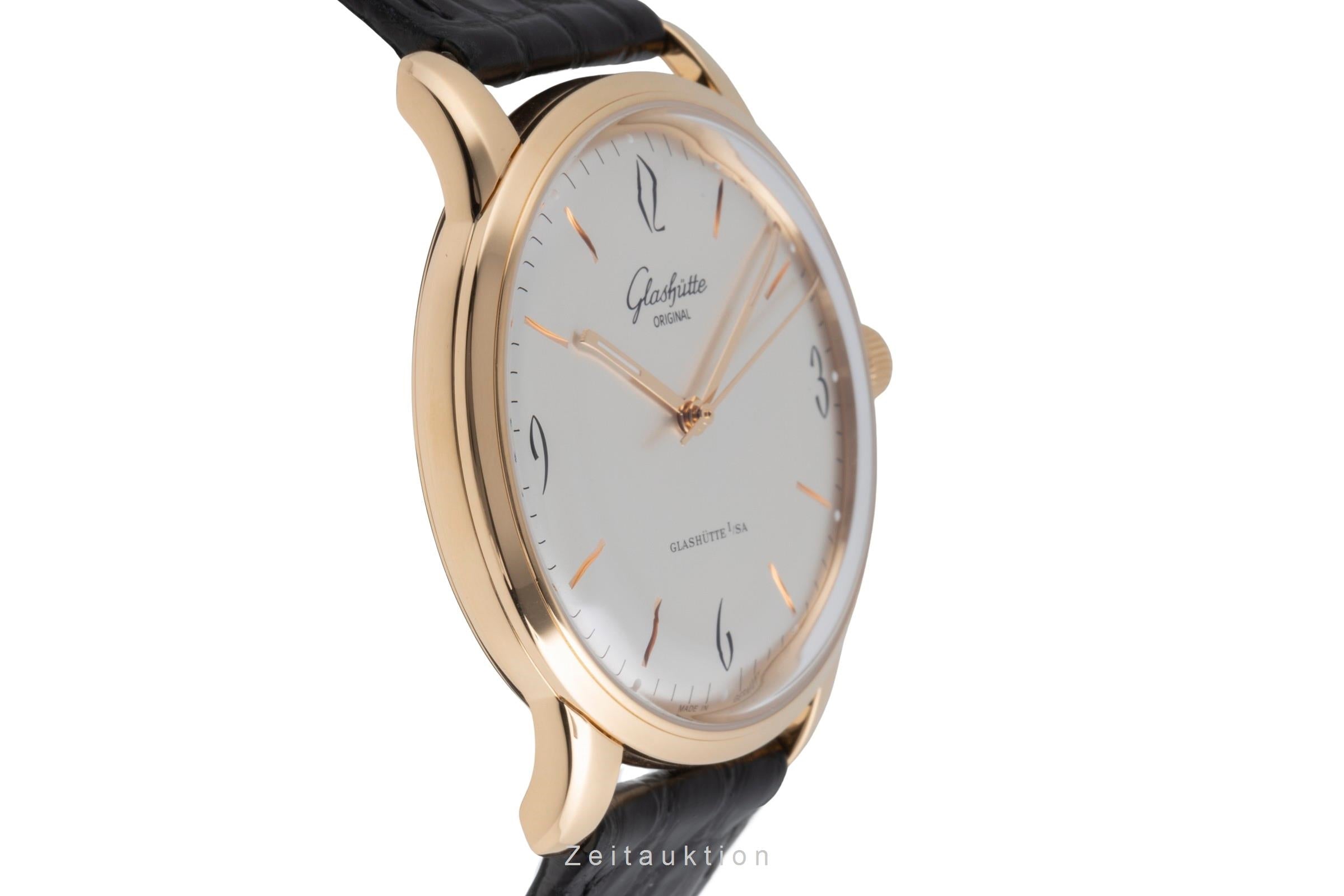 Glashütte Senator Sixties 18 ct red gold automatic men's watch 1-39-52-01-01-04 LP: 14100EUR  [2503497]