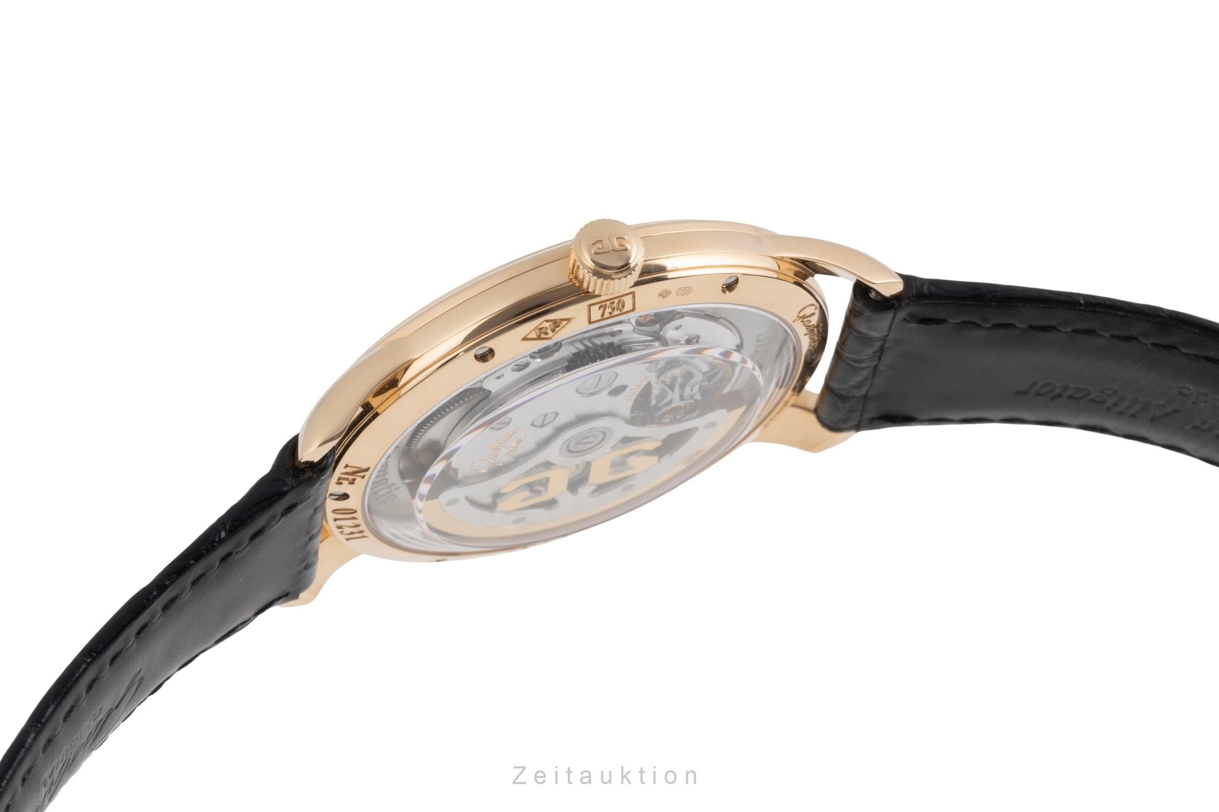 Glashütte Senator Sixties 18 ct red gold automatic men's watch 1-39-52-01-01-04 LP: 14100EUR  [2503497]