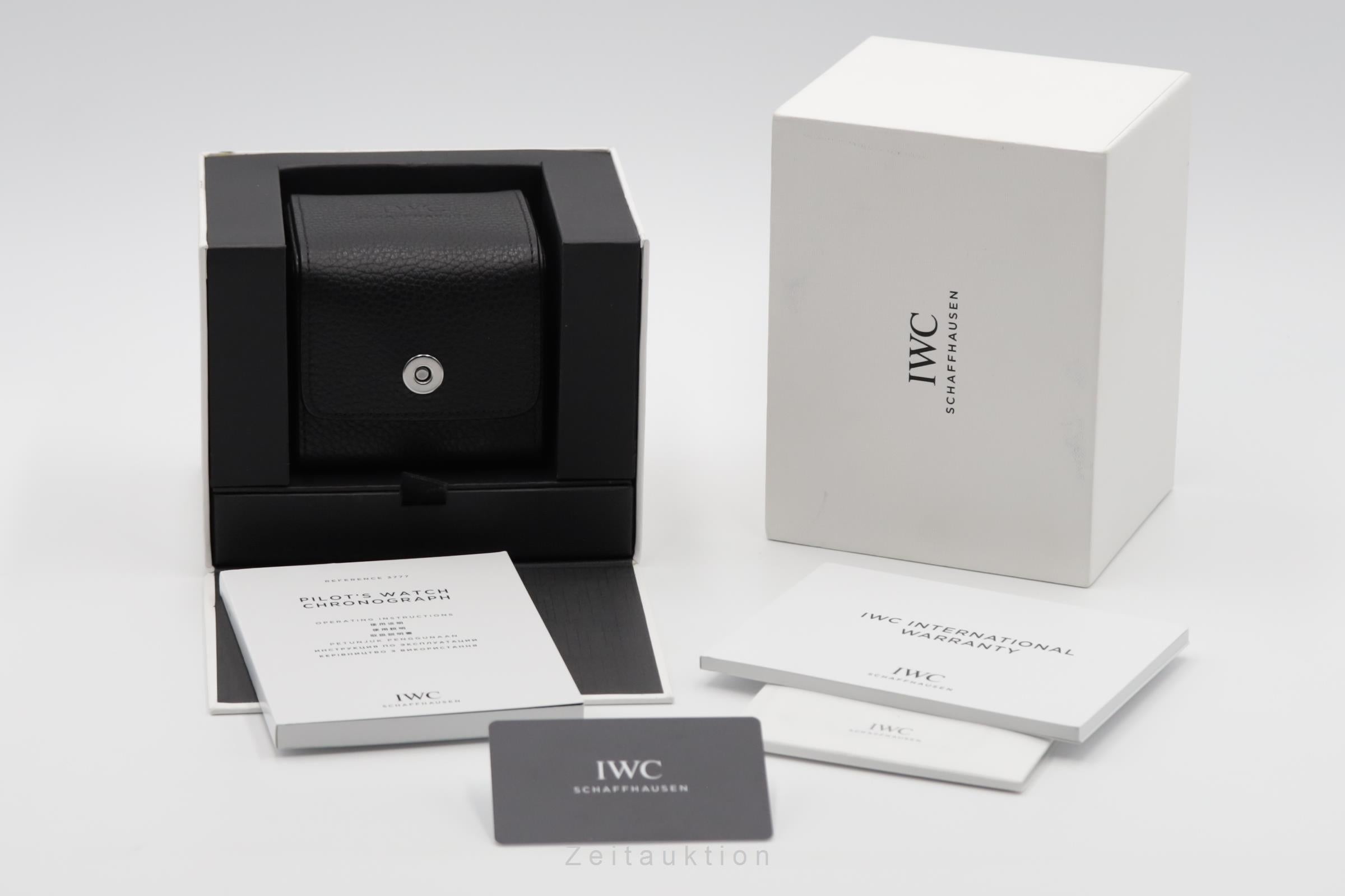 IWC Fliegerchronograph chronographe acier automatique montre pour hommes IW377709 LP: 7300EUR  [2503498]