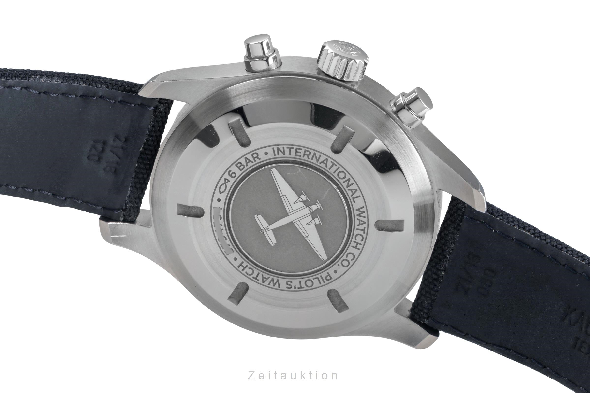 IWC Fliegerchronograph chronographe acier automatique montre pour hommes IW377709 LP: 7300EUR  [2503498]