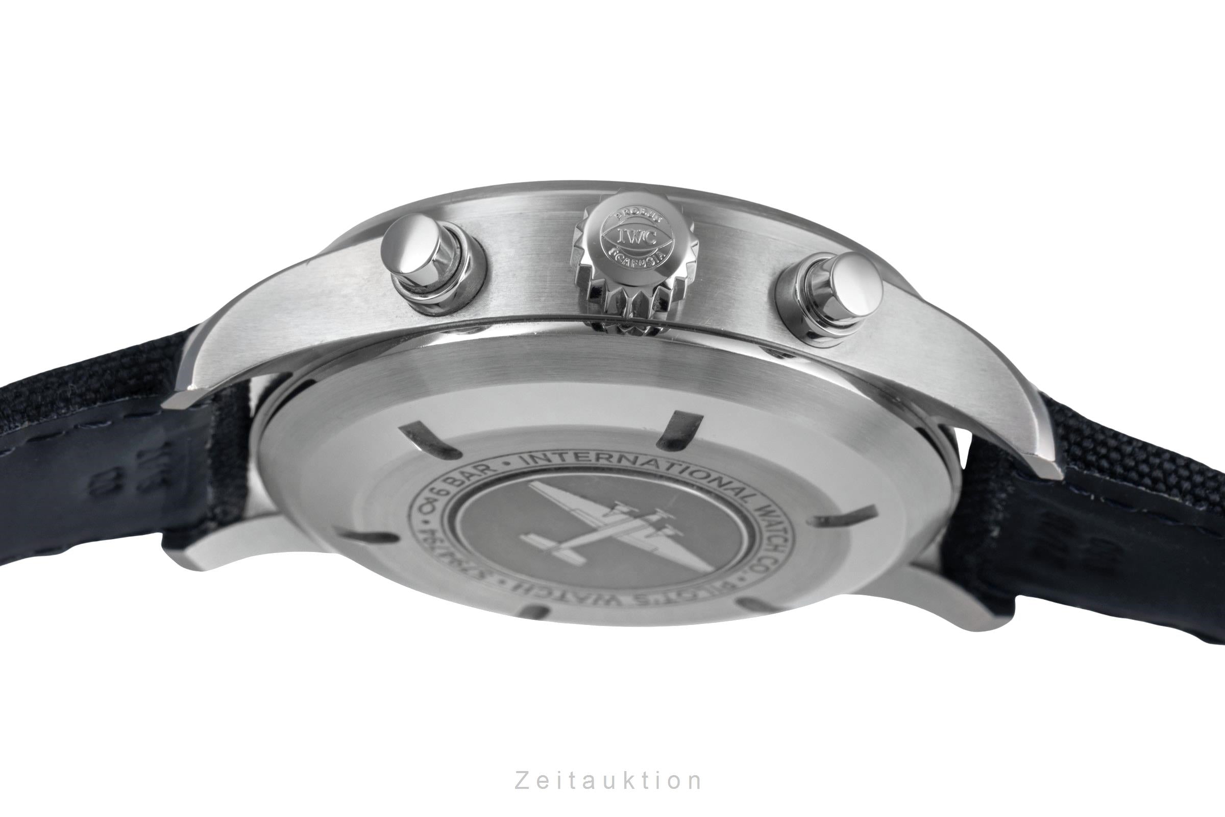 IWC Fliegerchronograph chronographe acier automatique montre pour hommes IW377709 LP: 7300EUR  [2503498]