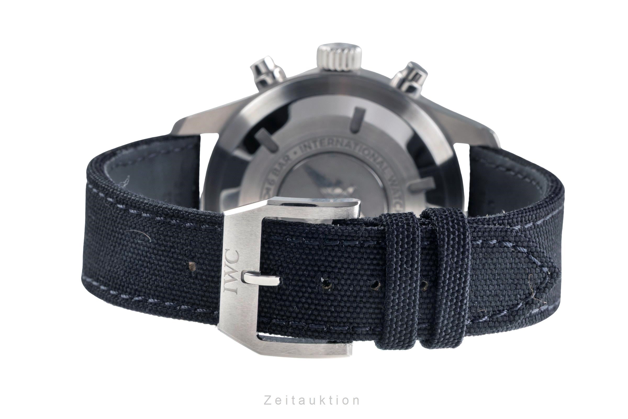 IWC Fliegerchronograph chronographe acier automatique montre pour hommes IW377709 LP: 7300EUR  [2503498]