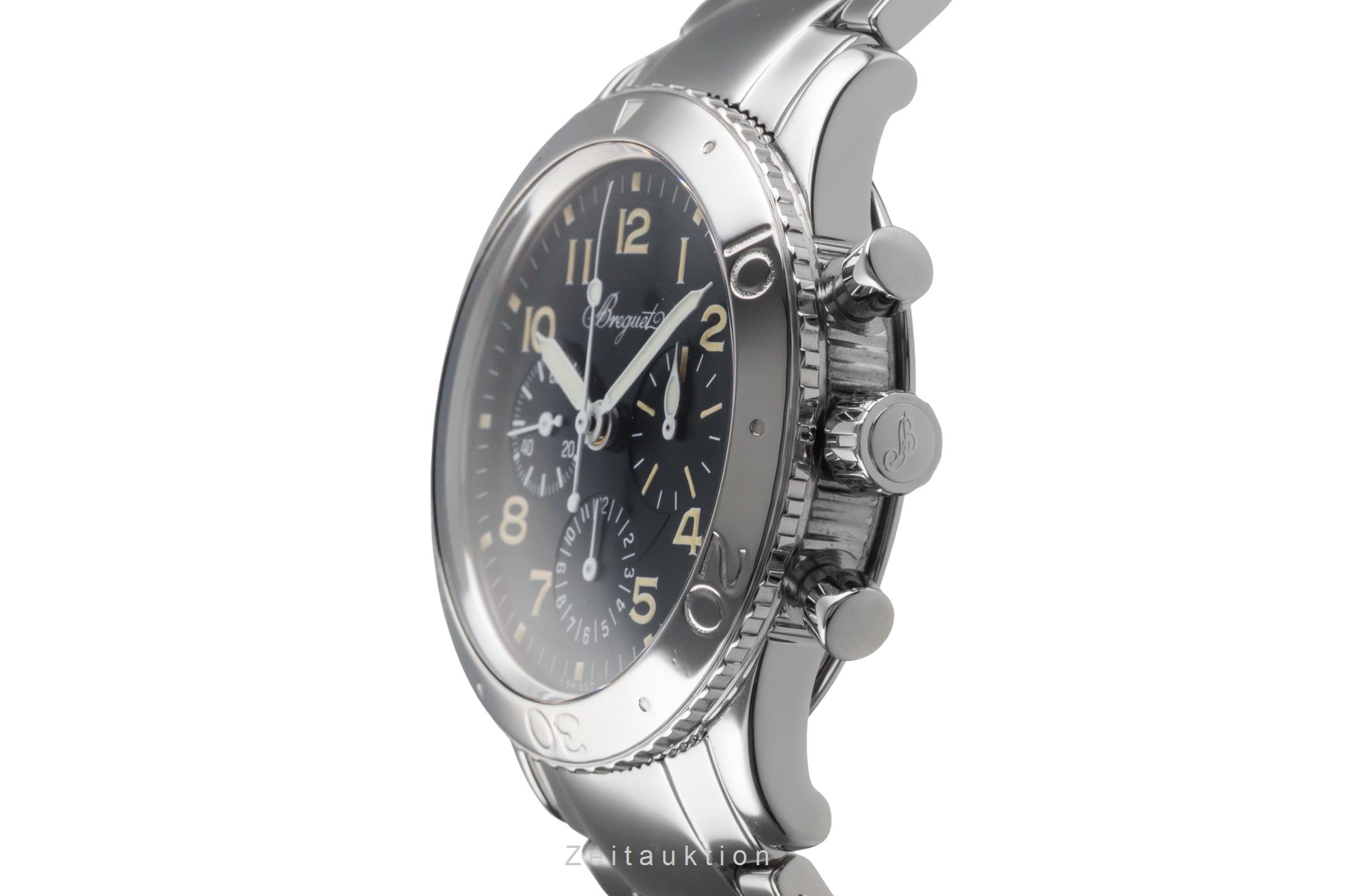 Breguet Type XX cronógrafo acero automático reloj para caballeros 3800  [2503502]