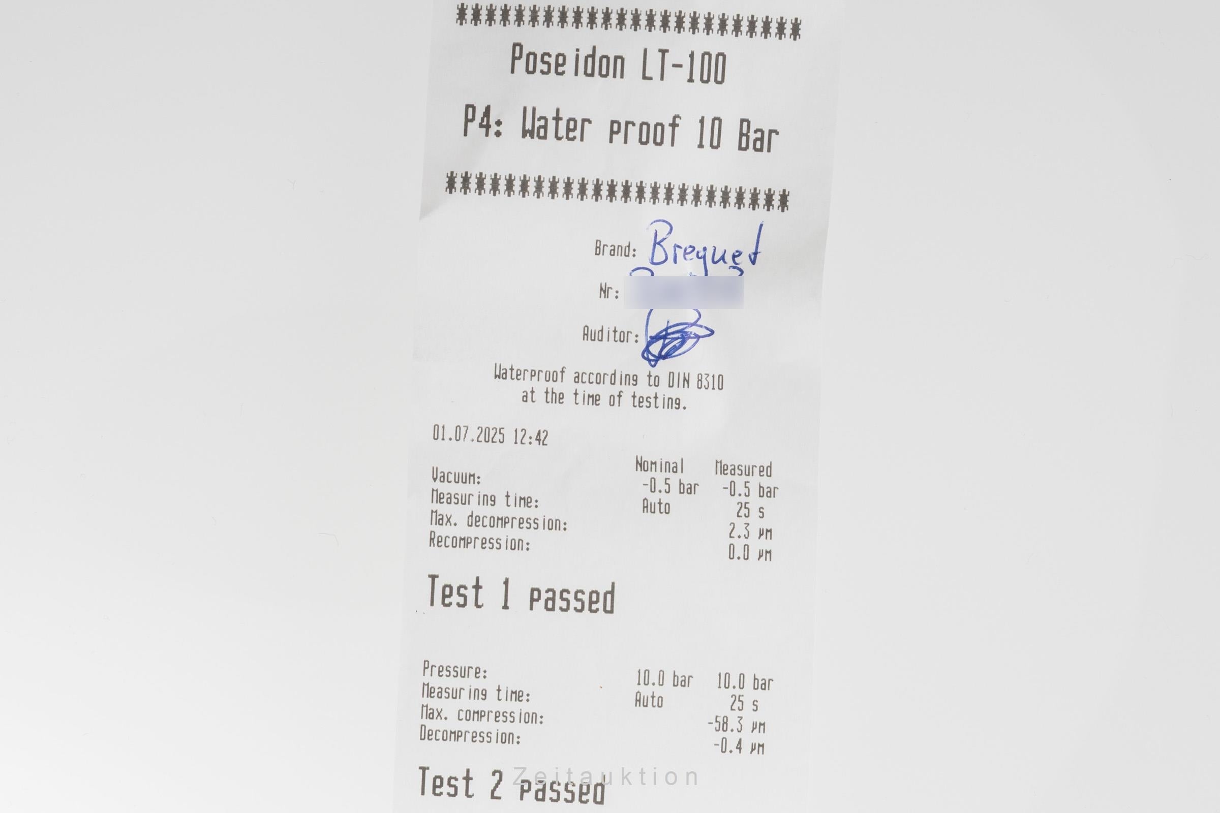 Breguet Type XX cronógrafo acero automático reloj para caballeros 3800  [2503502]