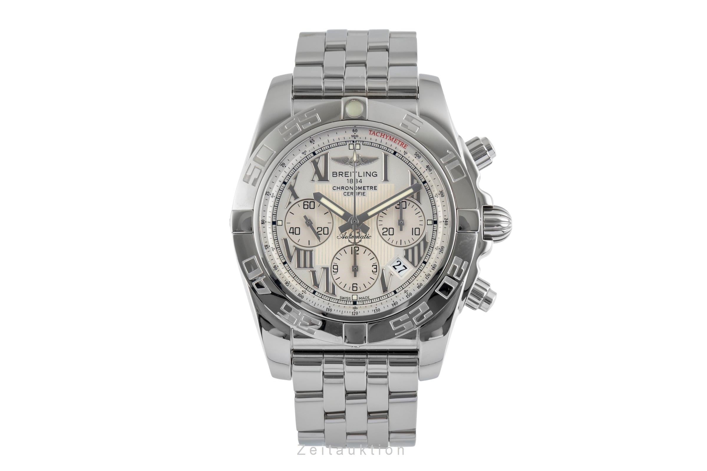 Breitling Chronomat 44 Chronograph Stahl Automatik Ref. AB011012 Papiere 2010 [2503504]