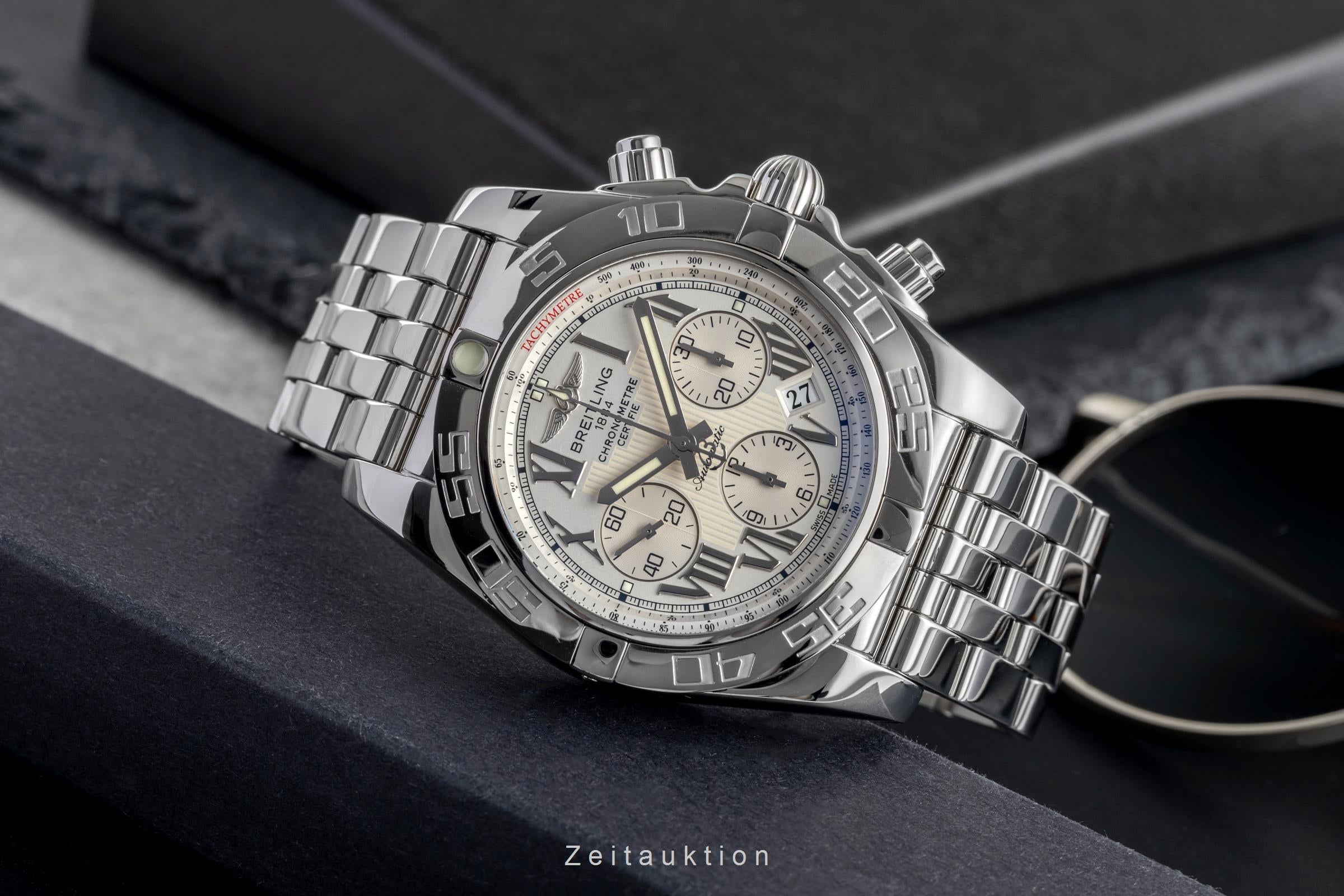 Breitling Chronomat 44 Chronograph Stahl Automatik Ref. AB011012 Papiere 2010 [2503504]