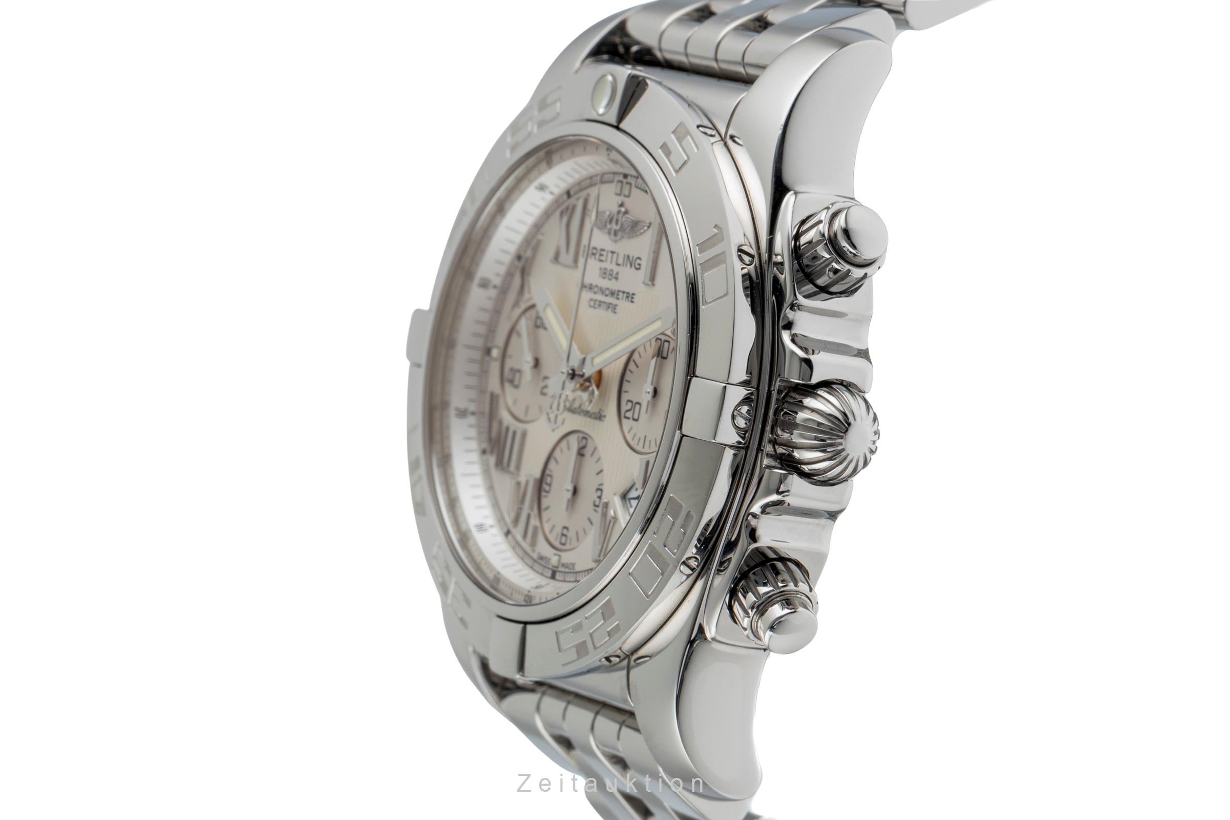 Breitling Chronomat 44 Chronograph Stahl Automatik Ref. AB011012 Papiere 2010 [2503504]