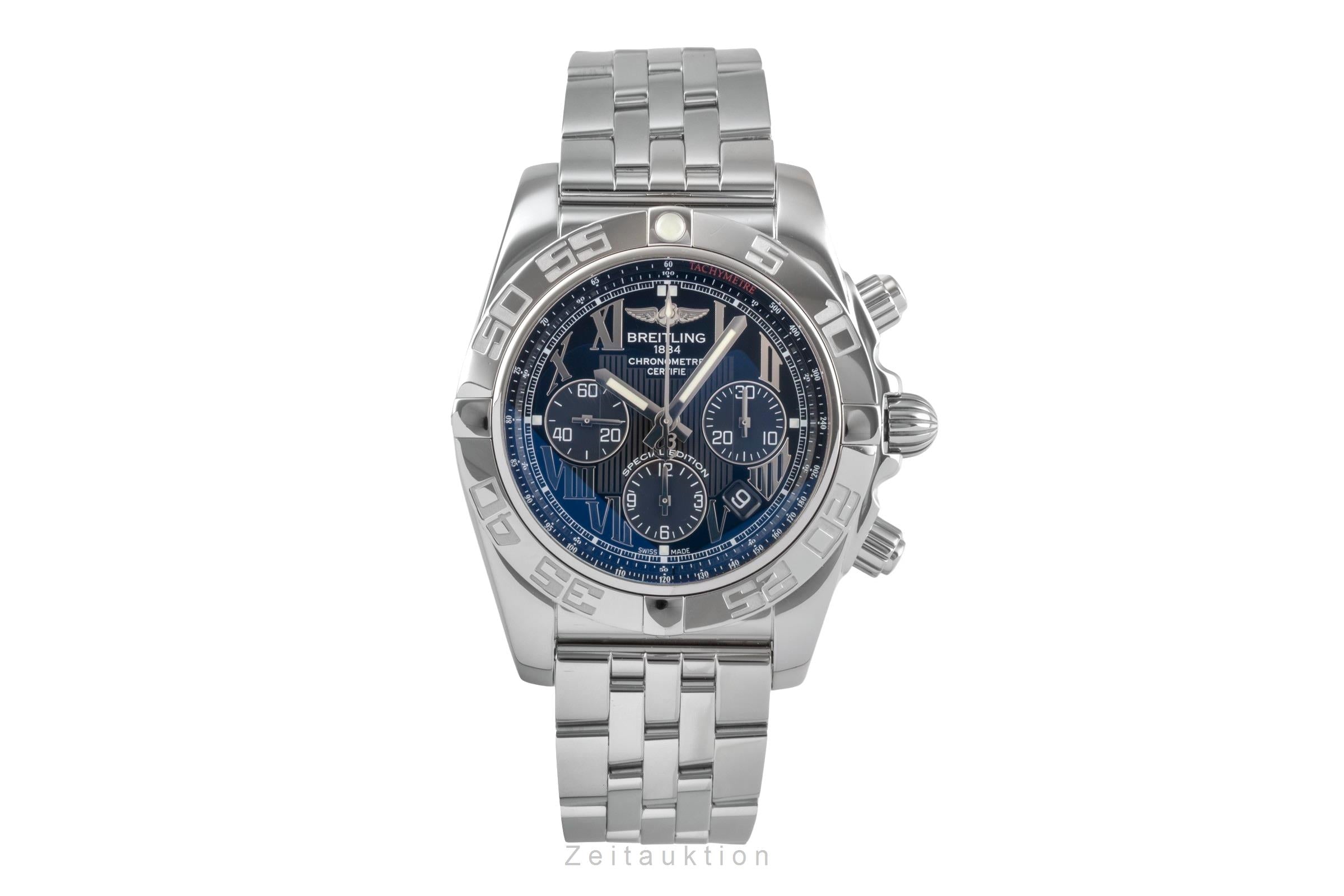 Breitling Chronomat 44 Chronograph Stahl Automatik Ref. AB011012/BD89 B&P 2018 [2503510]