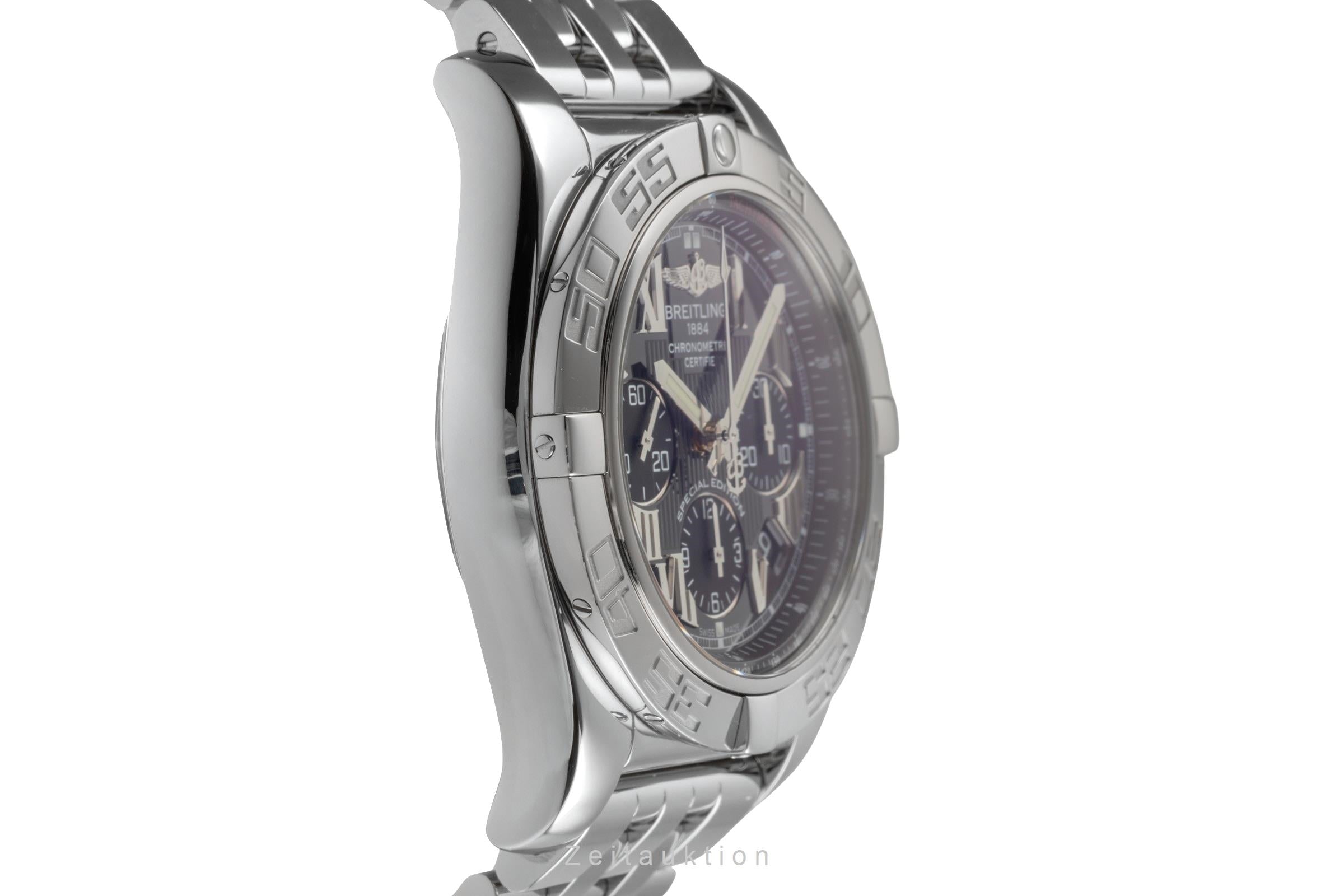 Breitling Chronomat 44 Chronograph Stahl Automatik Ref. AB011012/BD89 B&P 2018 [2503510]