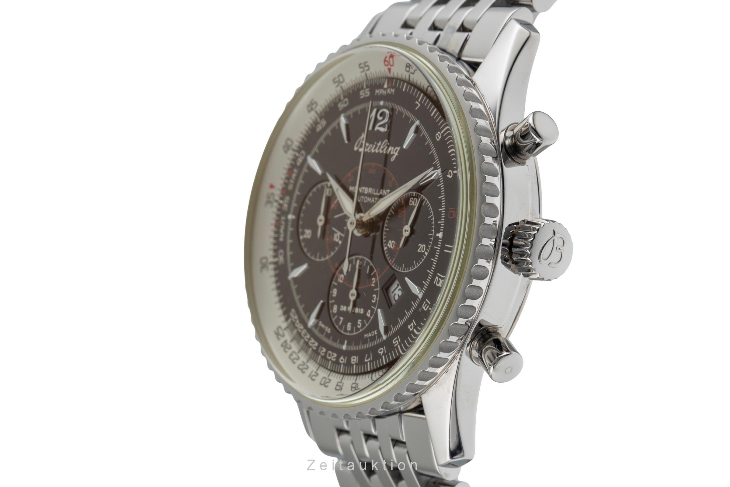 Breitling Navitimer Montbrillant Chronograph Automatik Edelstahl Ref. A41330 B&P [2503512]