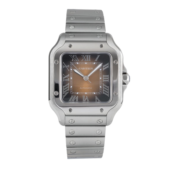 Cartier Santos acero automático reloj para caballeros WSSA0065 LP: 8850EUR  [2503516]