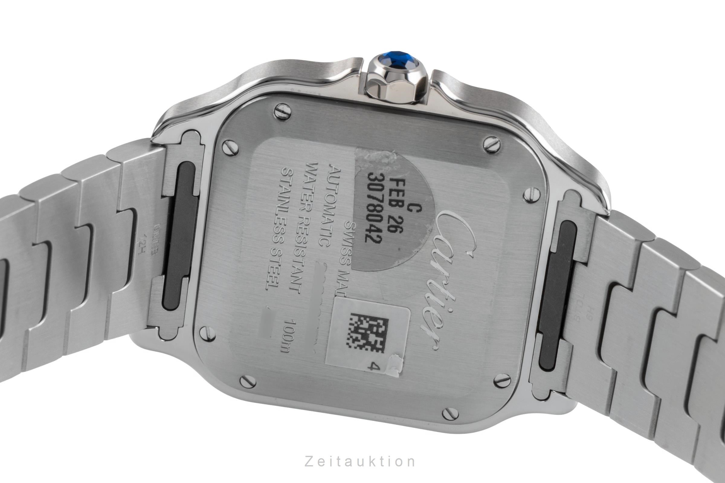 Cartier Santos acero automático reloj para caballeros WSSA0065 LP: 8850EUR  [2503516]