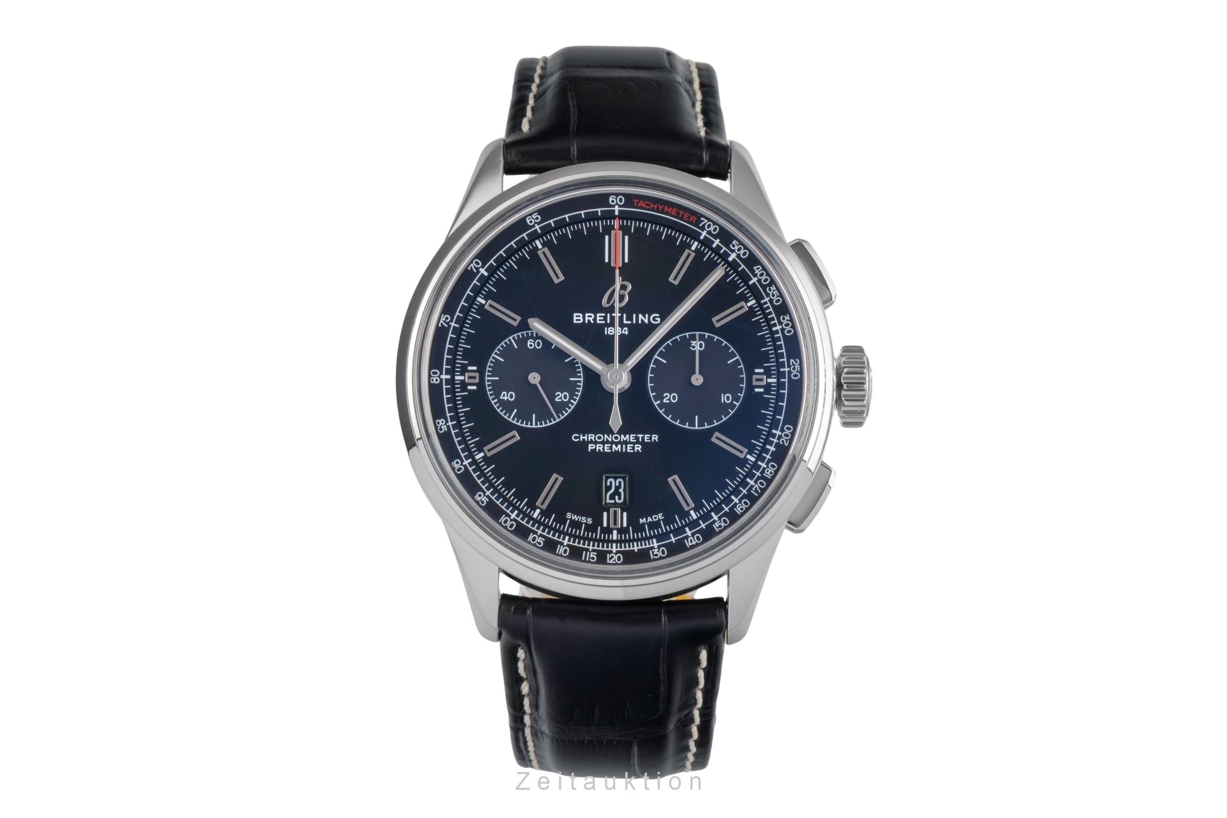 Breitling Premier B01 Green Chronograph 42 Bentley Automatik Ref. AB0118 Papers [2503518]