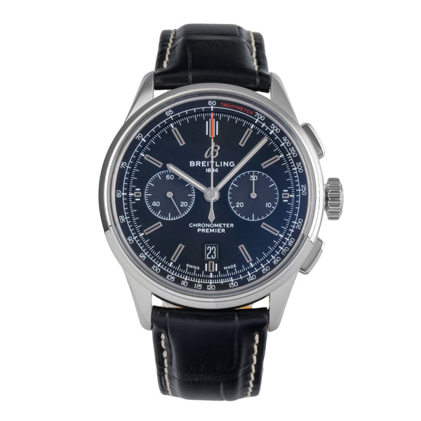 Breitling Premier B01 Green Chronograph 42 Bentley Automatik Ref. AB0118 Papers [2503518]