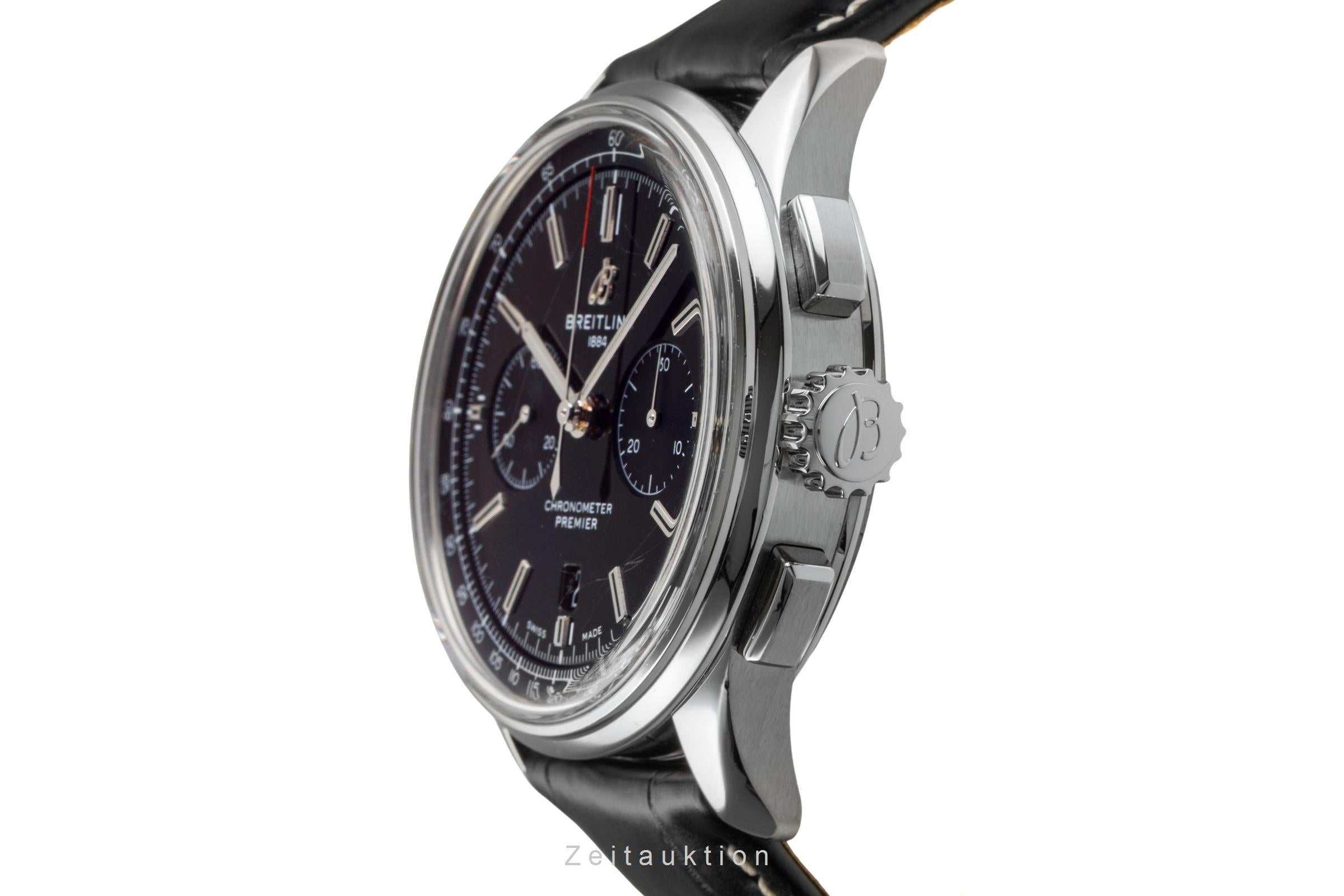 Breitling Premier B01 Green Chronograph 42 Bentley Automatik Ref. AB0118 Papers [2503518]