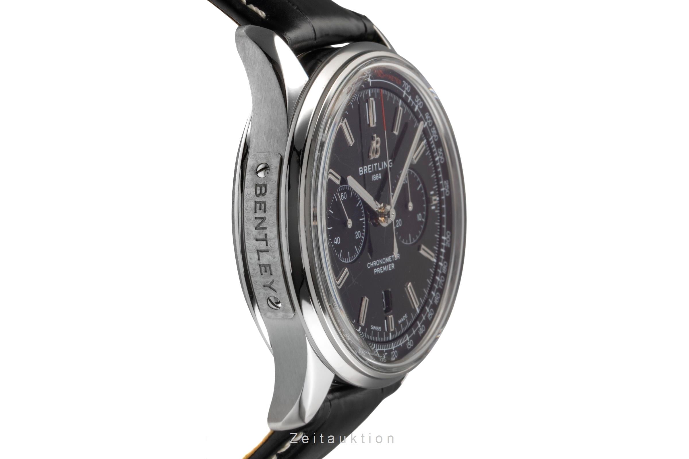 Breitling Premier B01 Green Chronograph 42 Bentley Automatik Ref. AB0118 Papers [2503518]