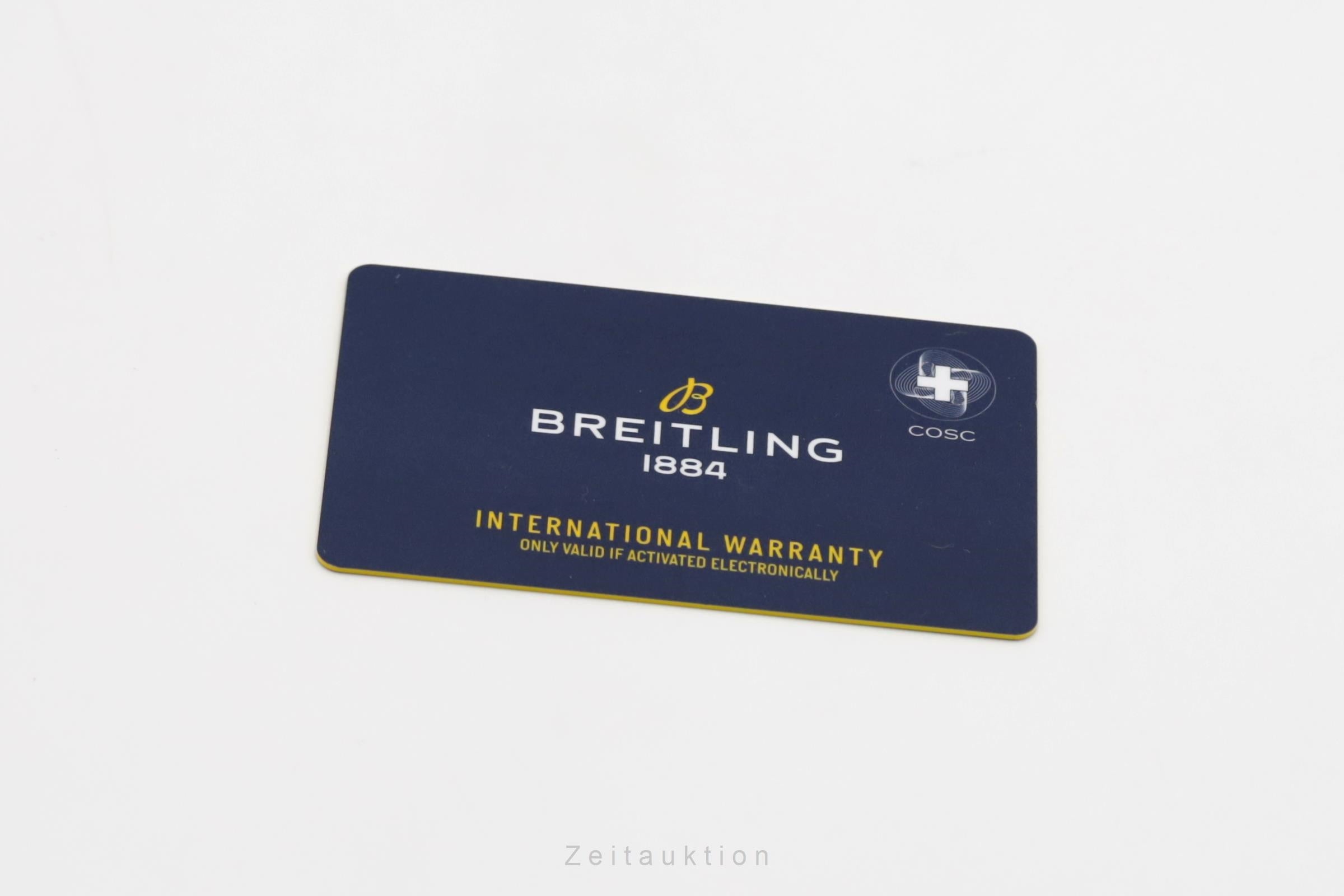 Breitling Premier B01 Green Chronograph 42 Bentley Automatik Ref. AB0118 Papers [2503518]